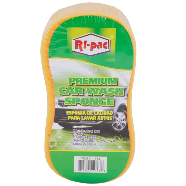 Car Wash Sponge Yellow 2