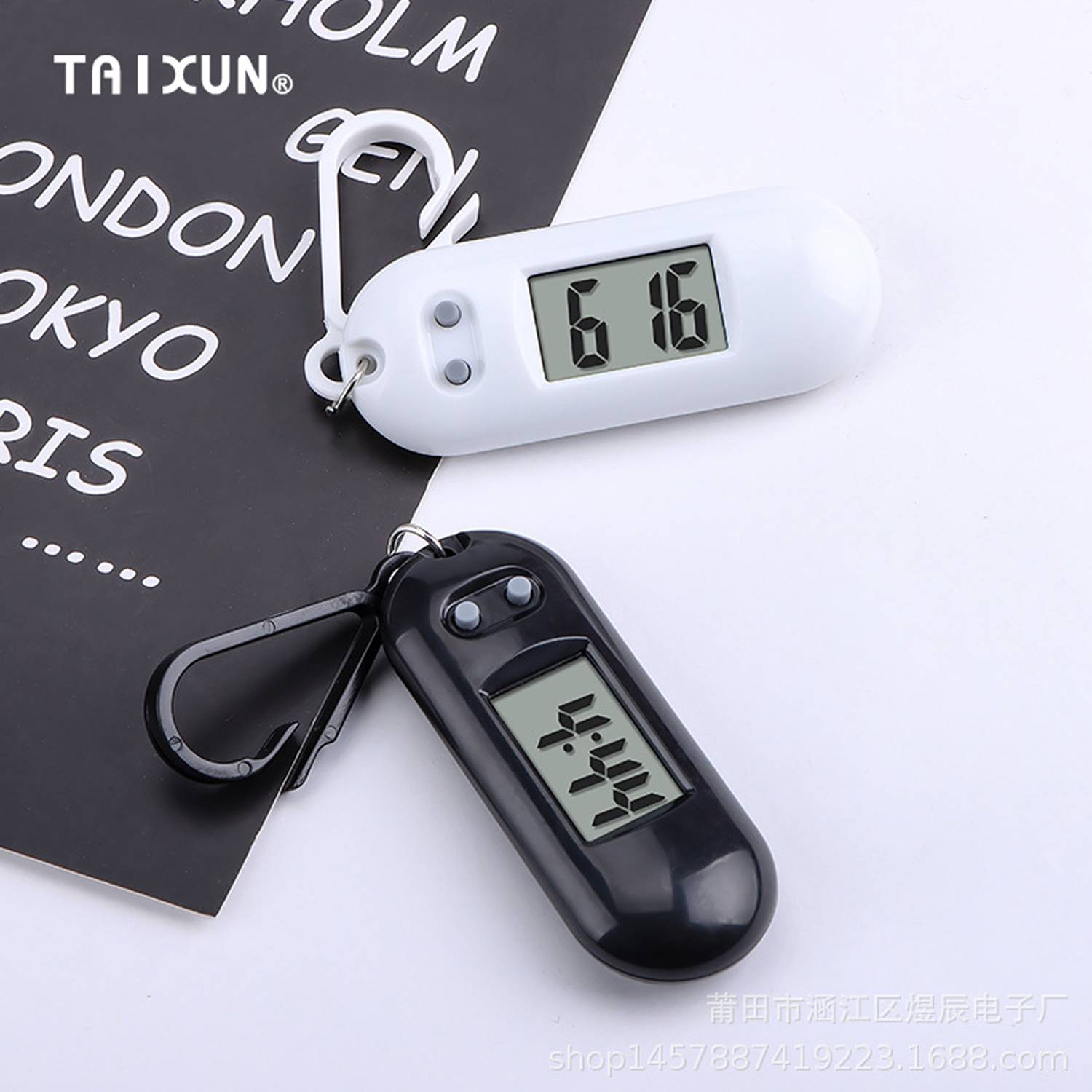 Keychain Backpack Student Timing Digital Exam Pocket Watch 4