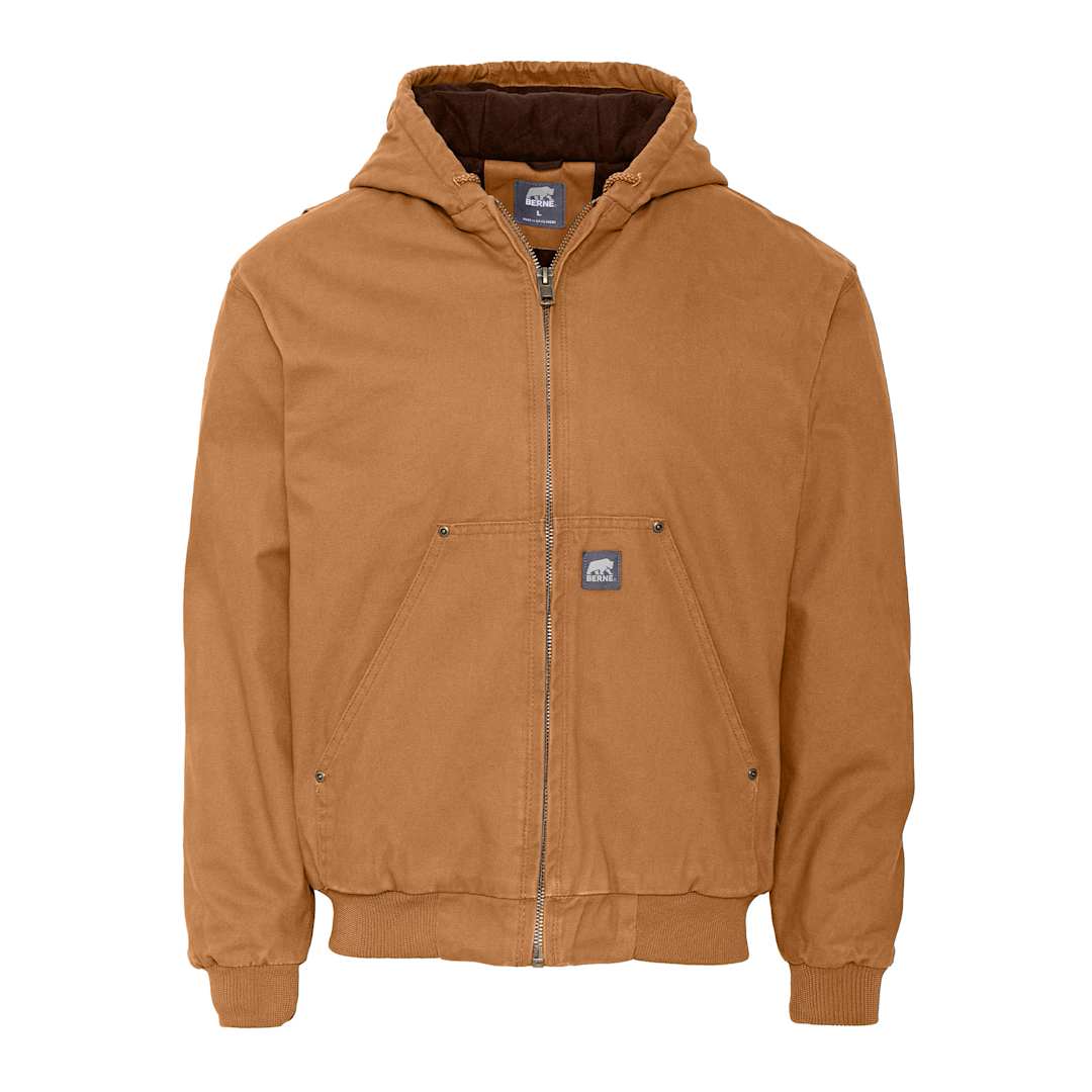 Berne Heartland Washed Duck Hooded Work Jacket 17