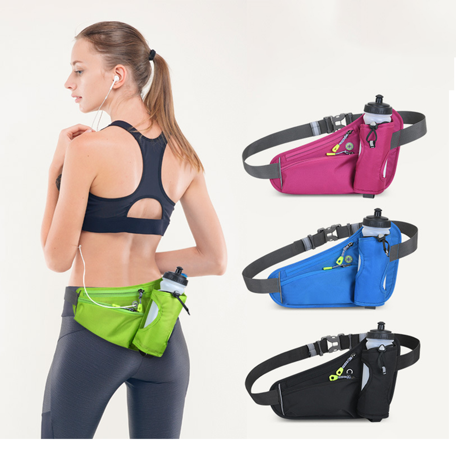 Running Belt With Water Bottle Holder 3