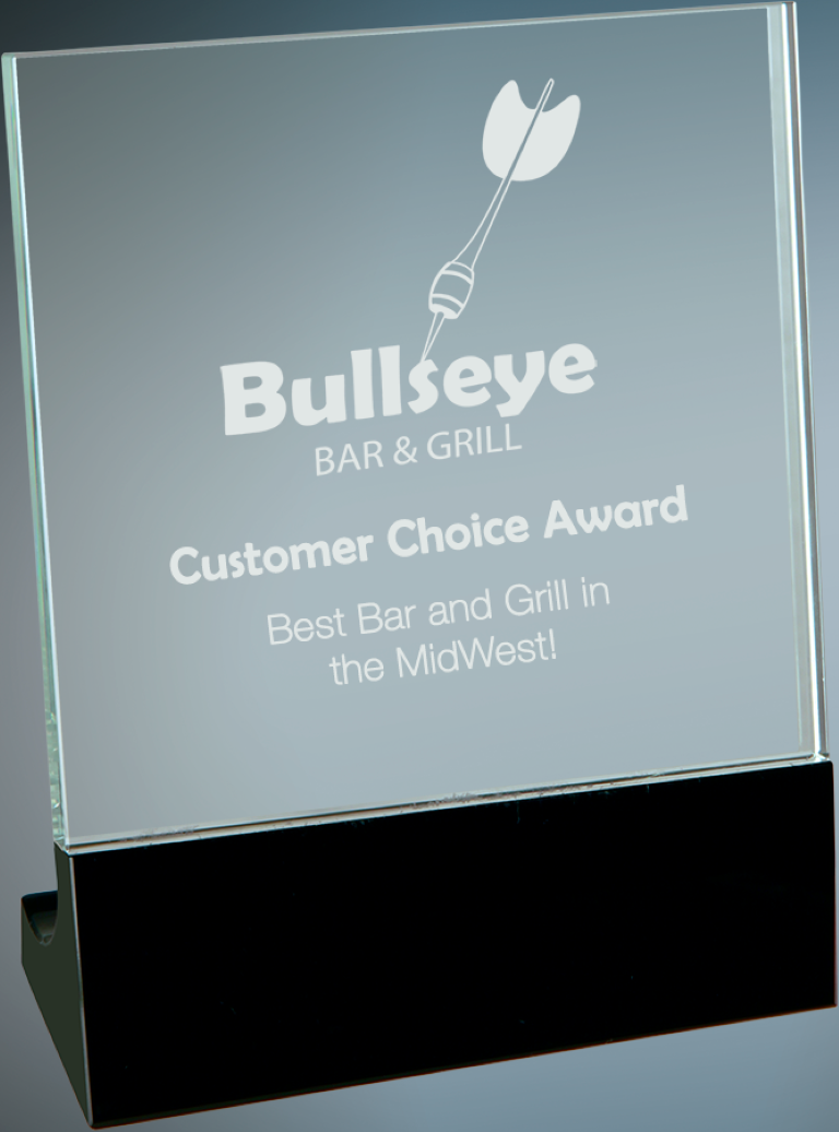 4 1/2" x 5 1/2" Glass Stand Up