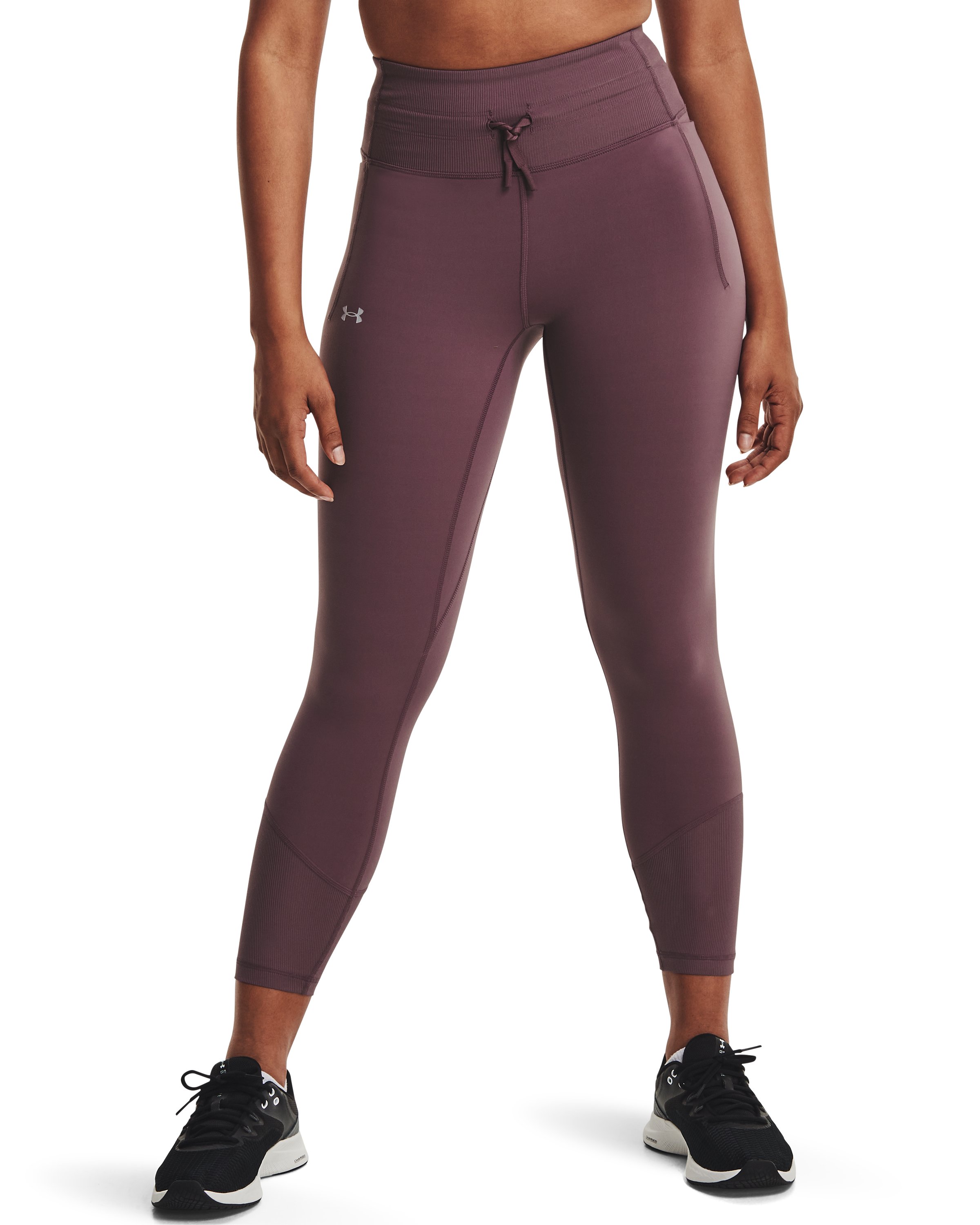 UA Meridian Rib Waistband Women's Ankle Leggings 5