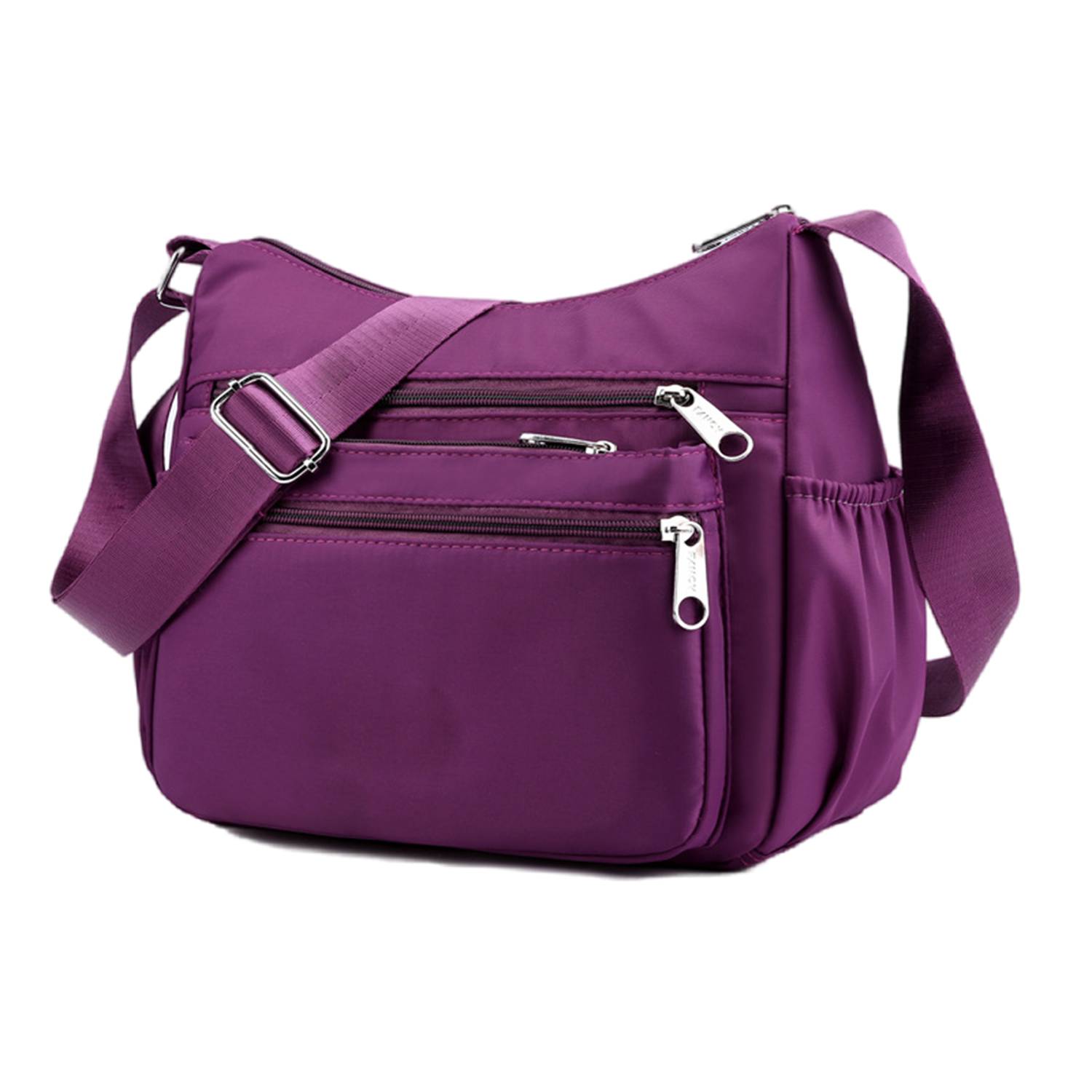 Nylon Fabric Cross-body Bag Customized Multi-Compartment 4