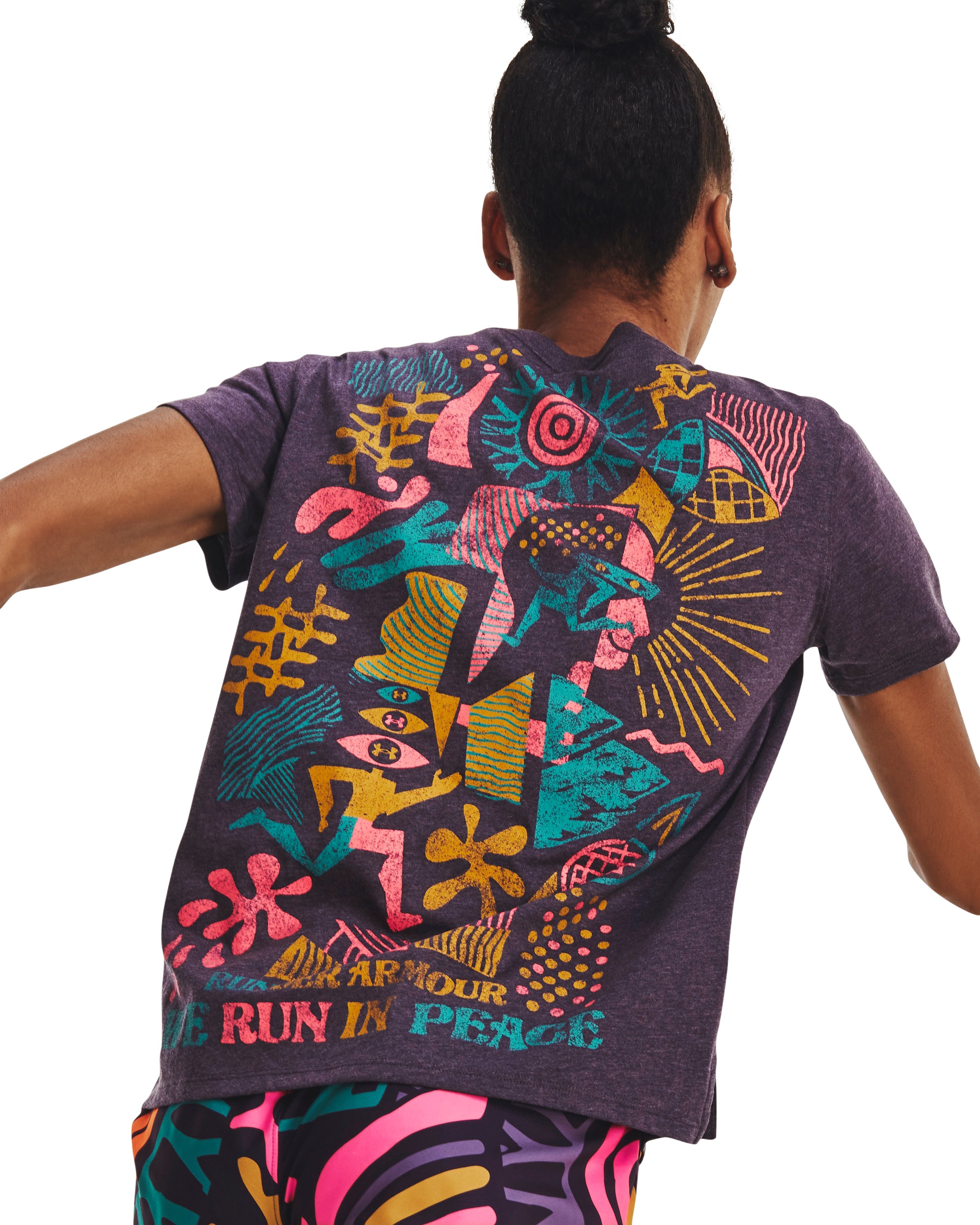 Women's UA Run In Peace Short Sleeve T-Shirt 1