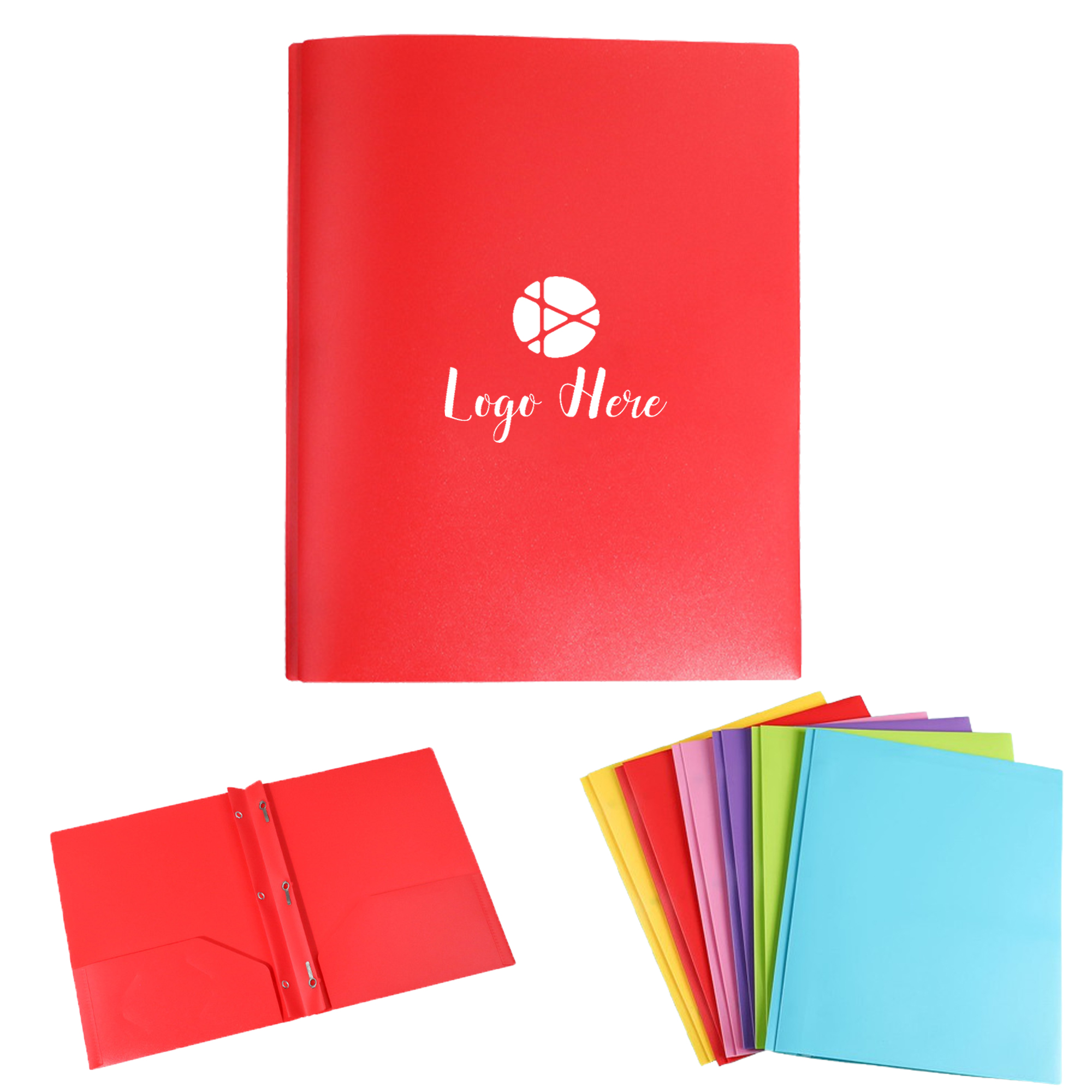 Double Pocket Plastic Folder 3