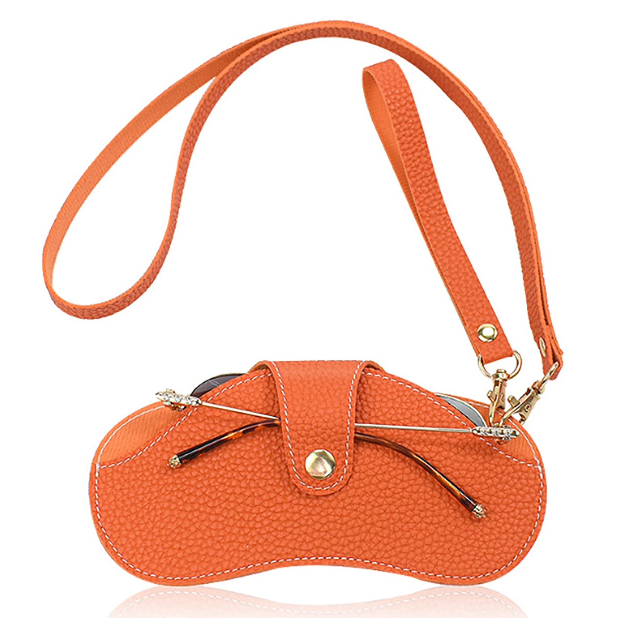 Portable Neck-Hanging Scratch-Resistant Sunglasses Pouch 4