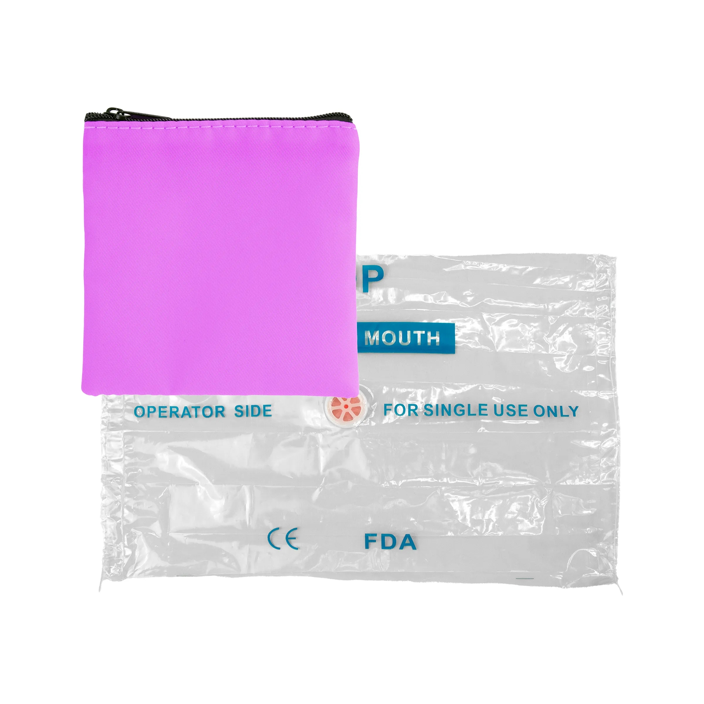 Colorful RPET CPR Face Shield Set 1