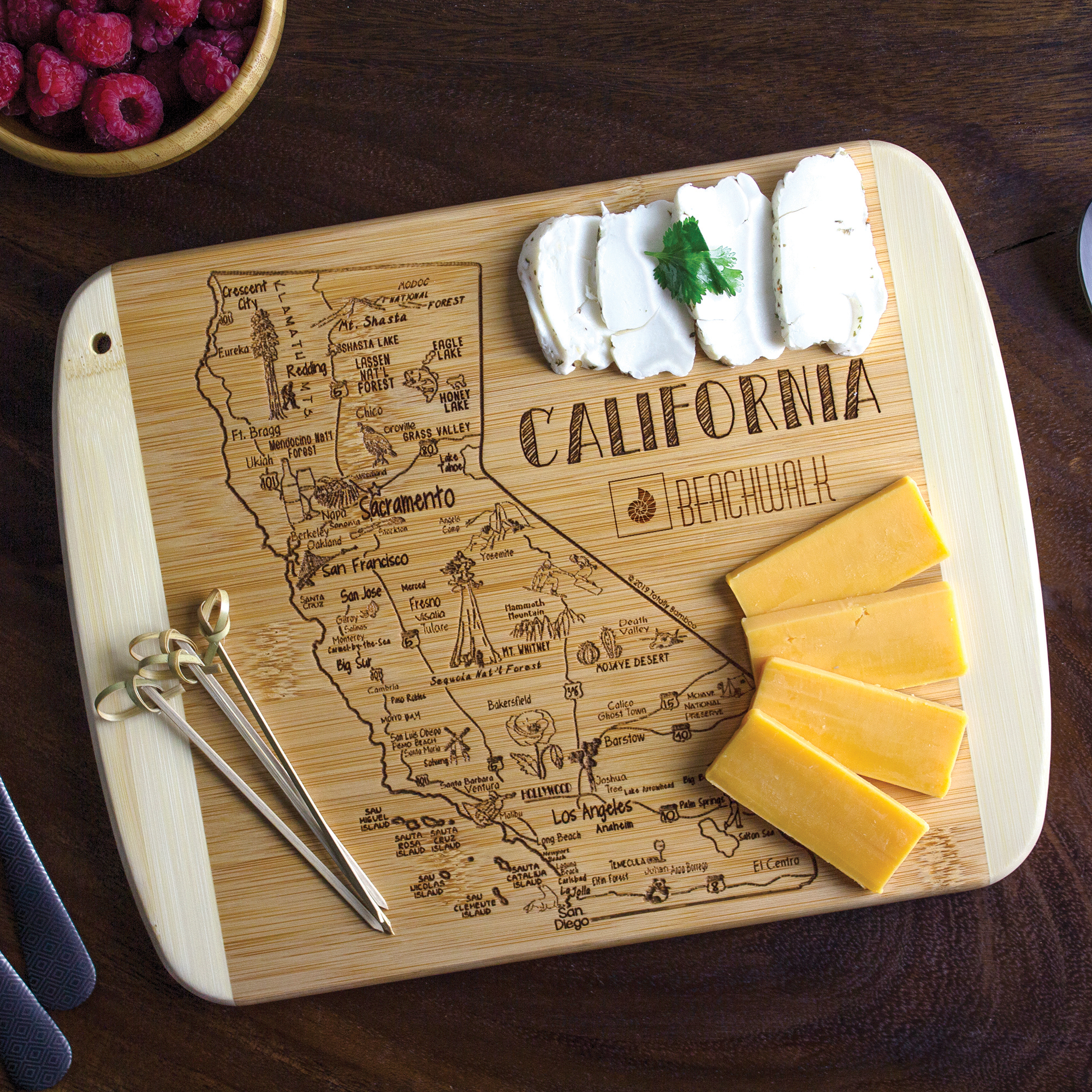 A Slice of Life California Serving & Cutting Board 2