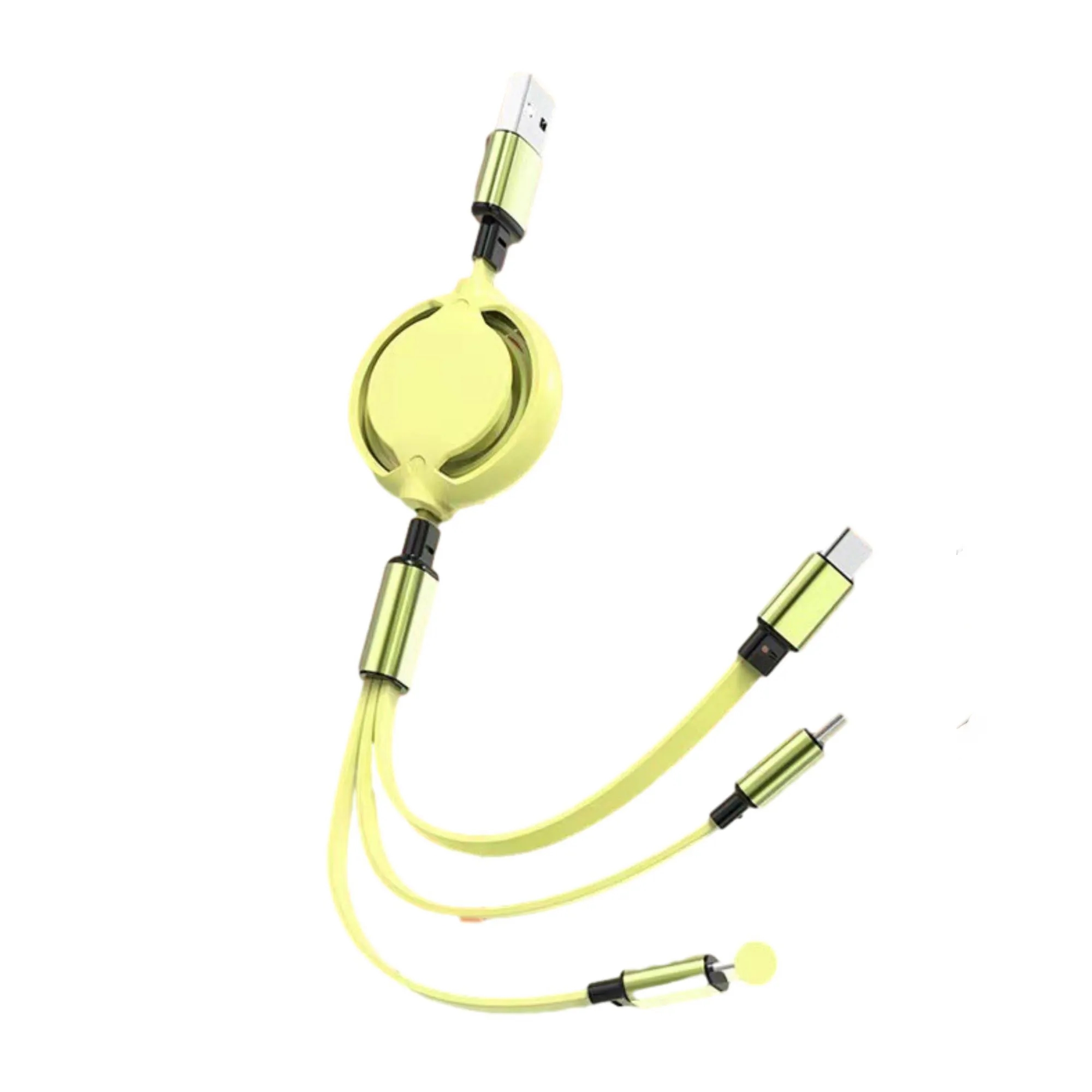 Telescopic Three-In-One Data Cable MOQ 100PCS 8