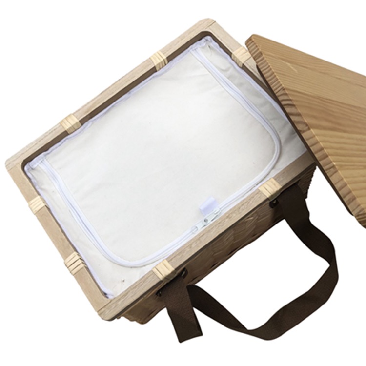 Gold Coast Wicker Picnic Cooler Basketsquare) 7