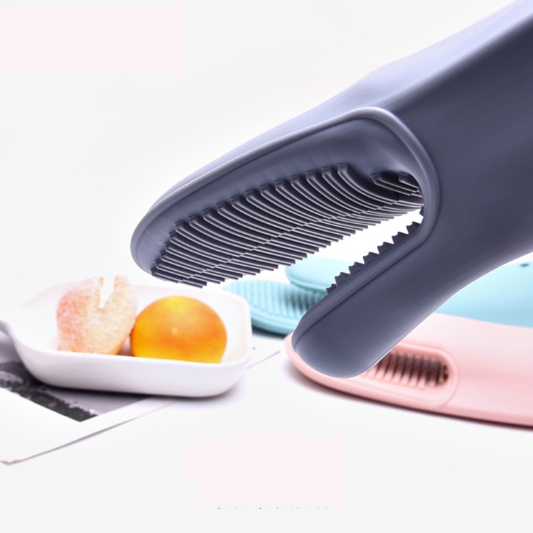 Thickened non-slip oven silicone gloves 6