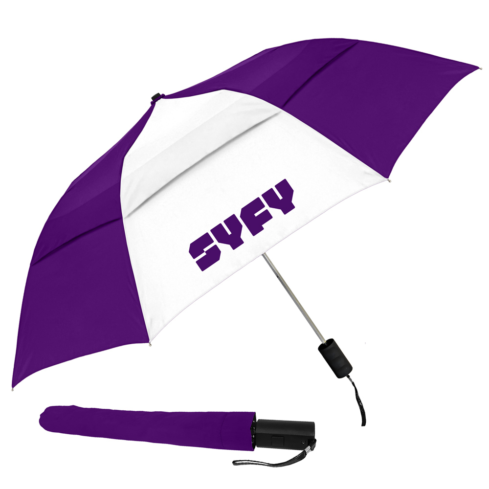 The Vented Grand Practicality Folding Umbrella 7