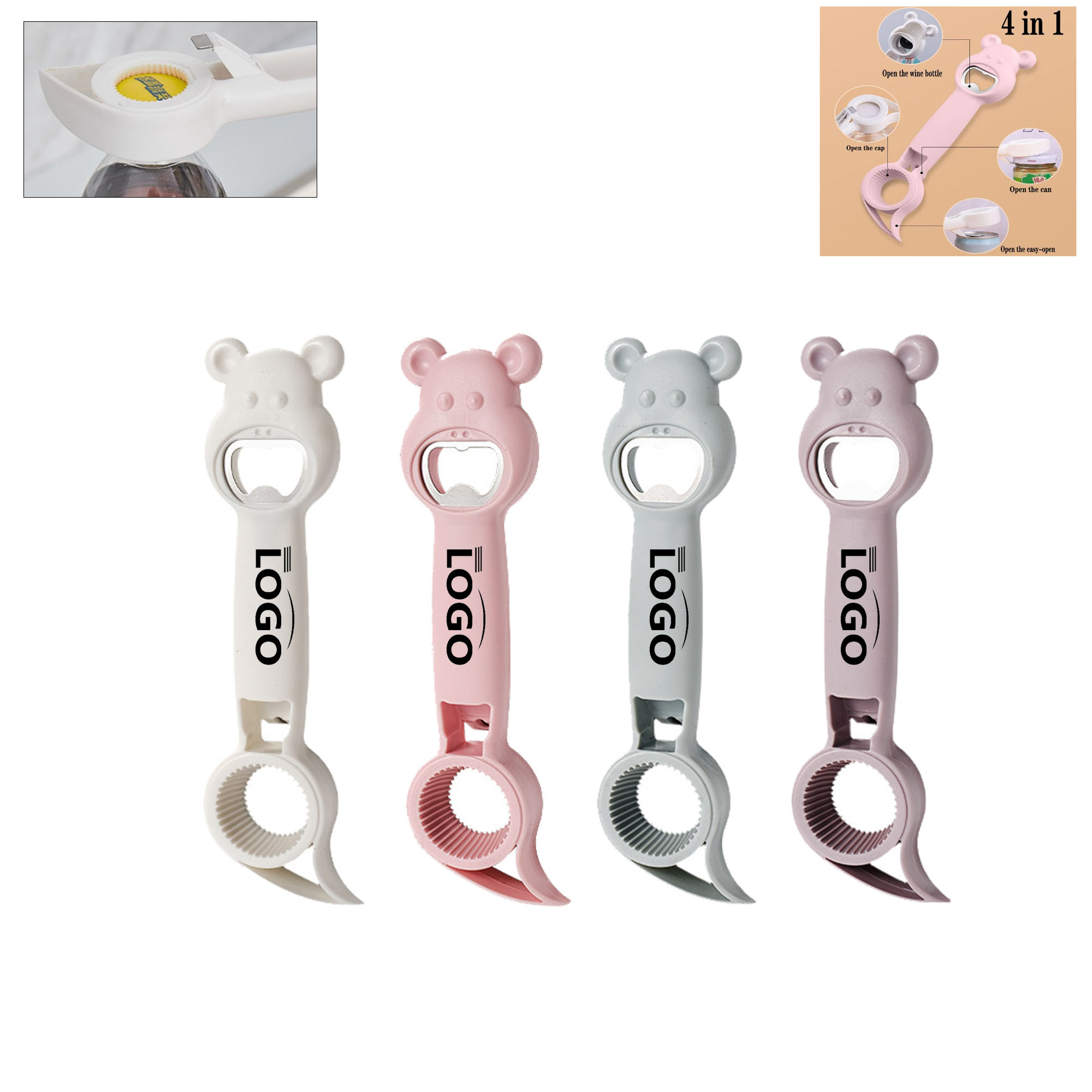 4 In 1 Multifunctional Bottle Opener 3