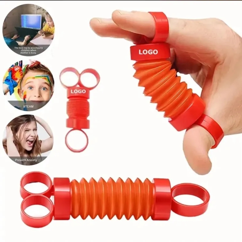 Bulk Custom Finger Popper Fidget Toys for Kids Hand Strengthening Stress Relief 5
