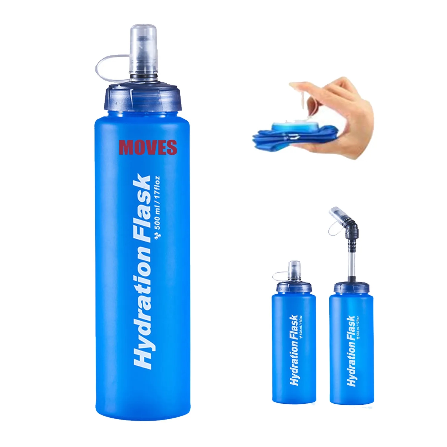 500Ml Folding Drinking Water Bottle 1