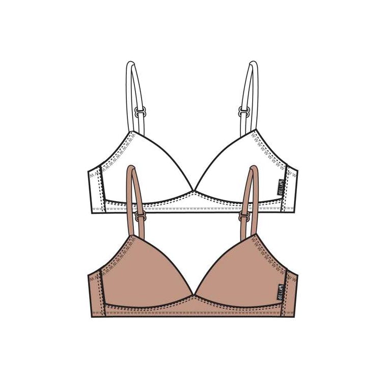 Girl's Molded Bras- Size Small-Large, custom youth shirt with logo imprint 1
