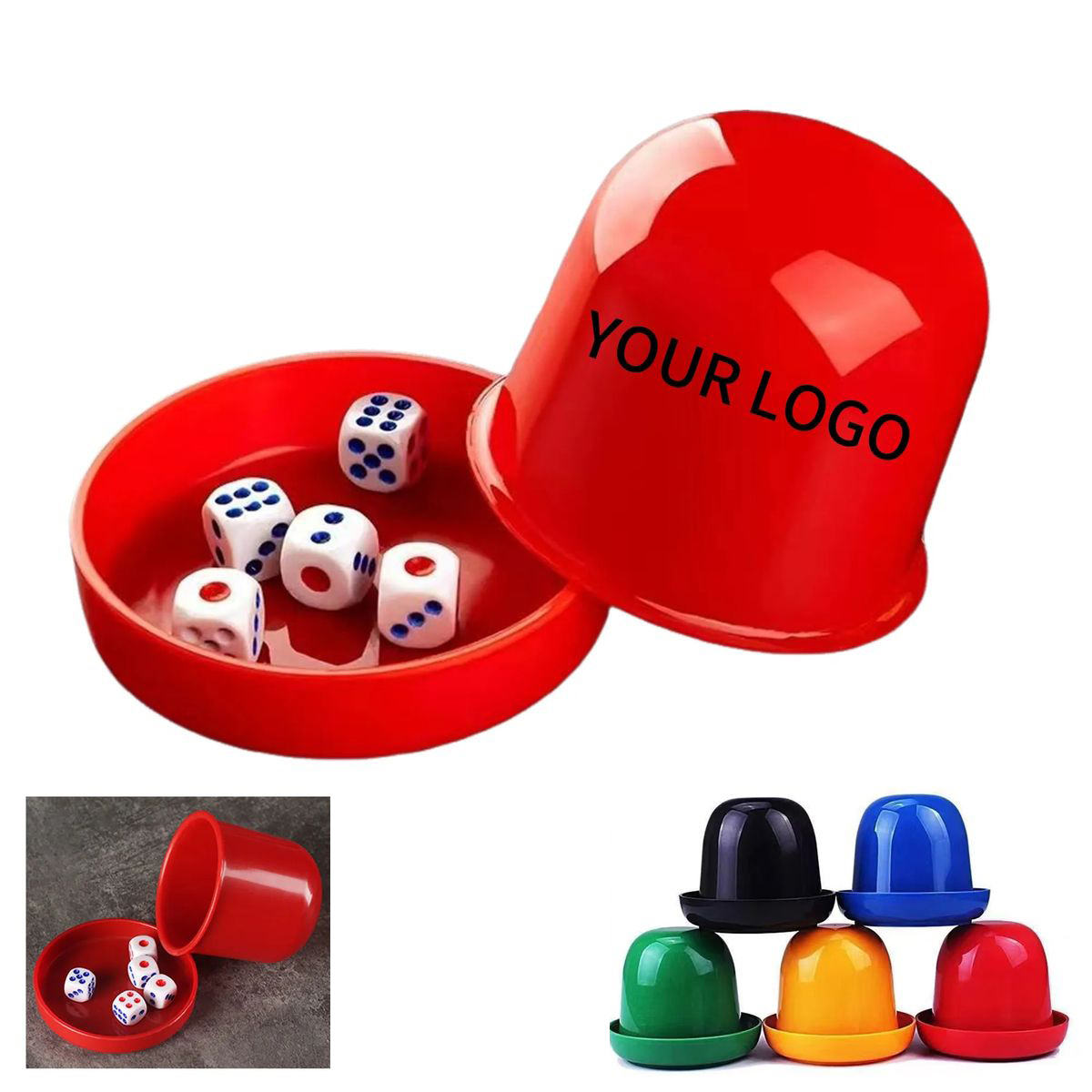 Sturdy Dice Cup with Lid for Casino Games 6