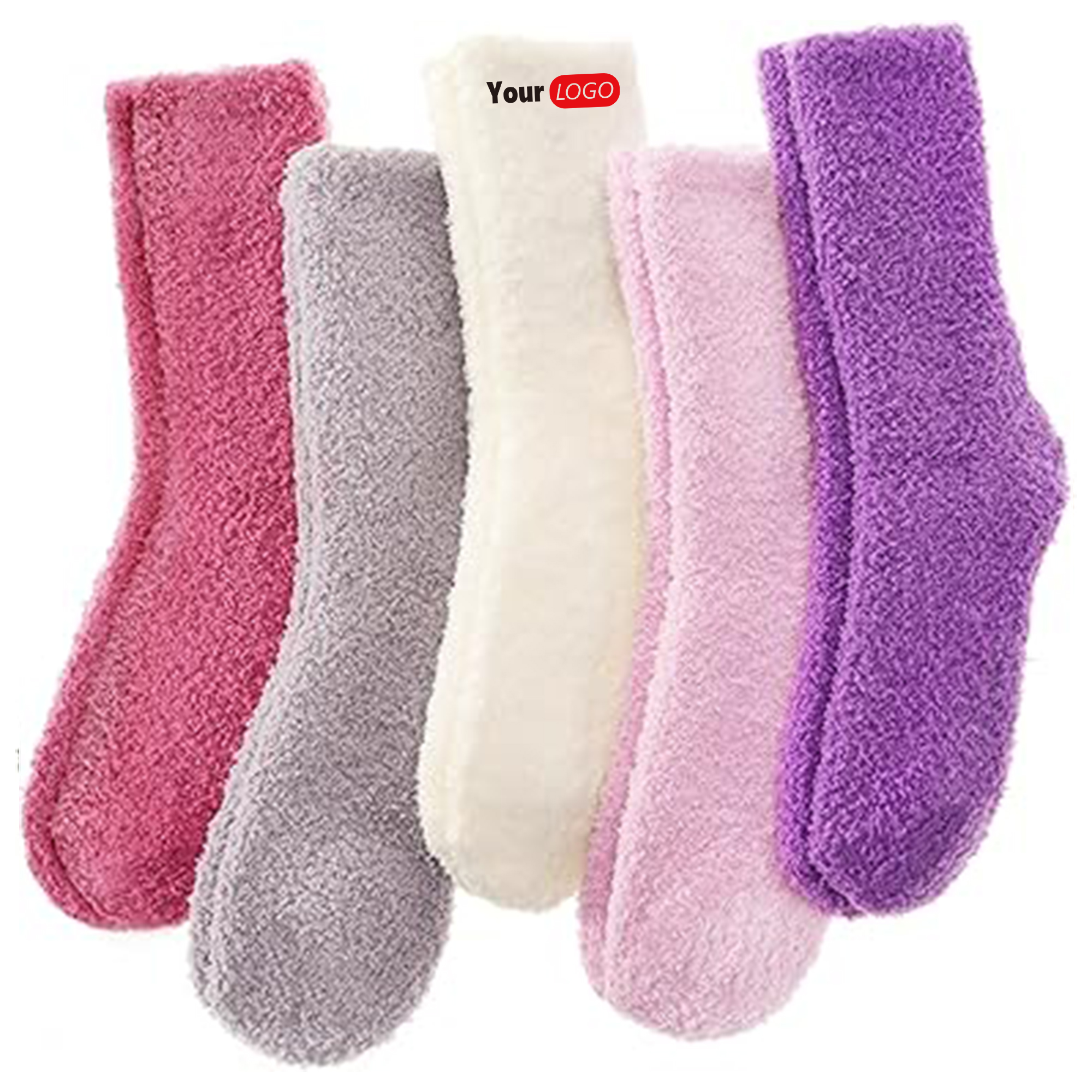 Plush Women's Fuzzy Socks Cozy Fluffy Comfort 2