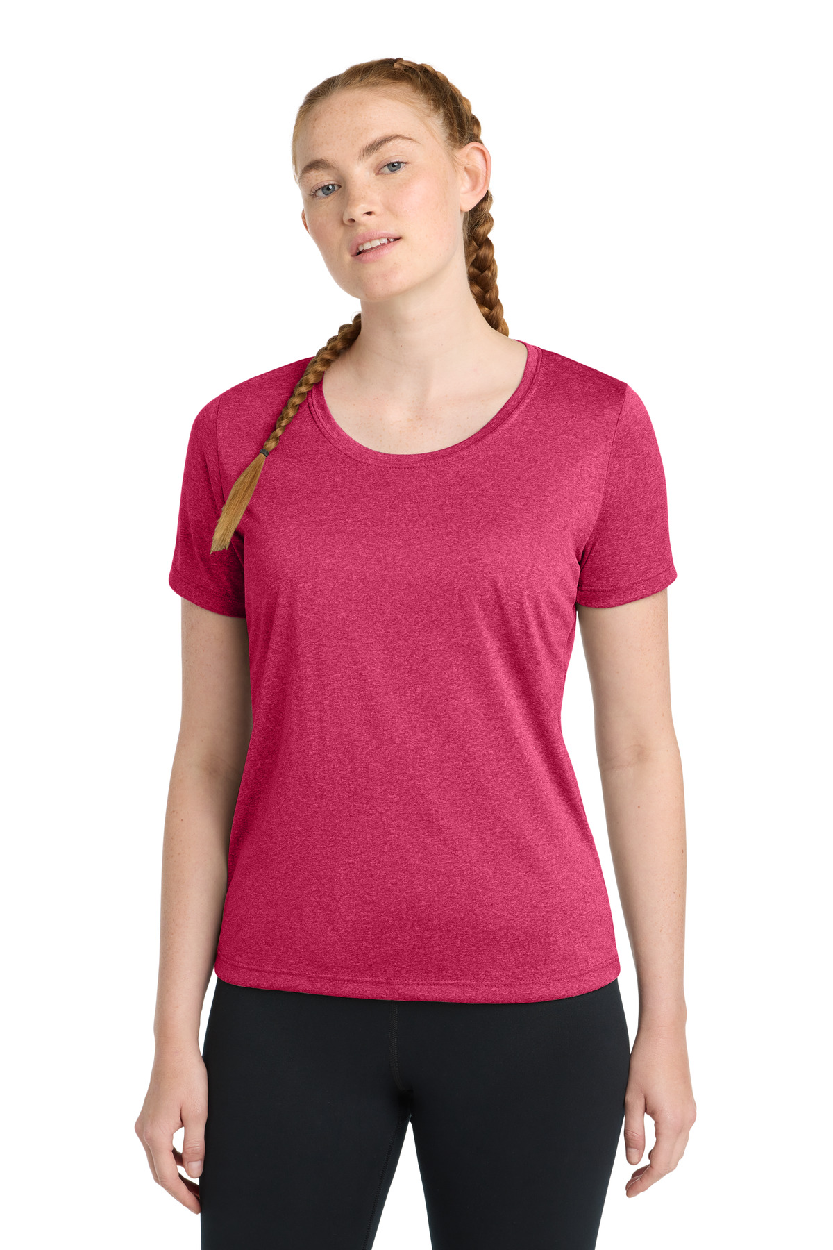 Sport-Tek Women's Heather Contender Scoop Neck Tee. LST360 39