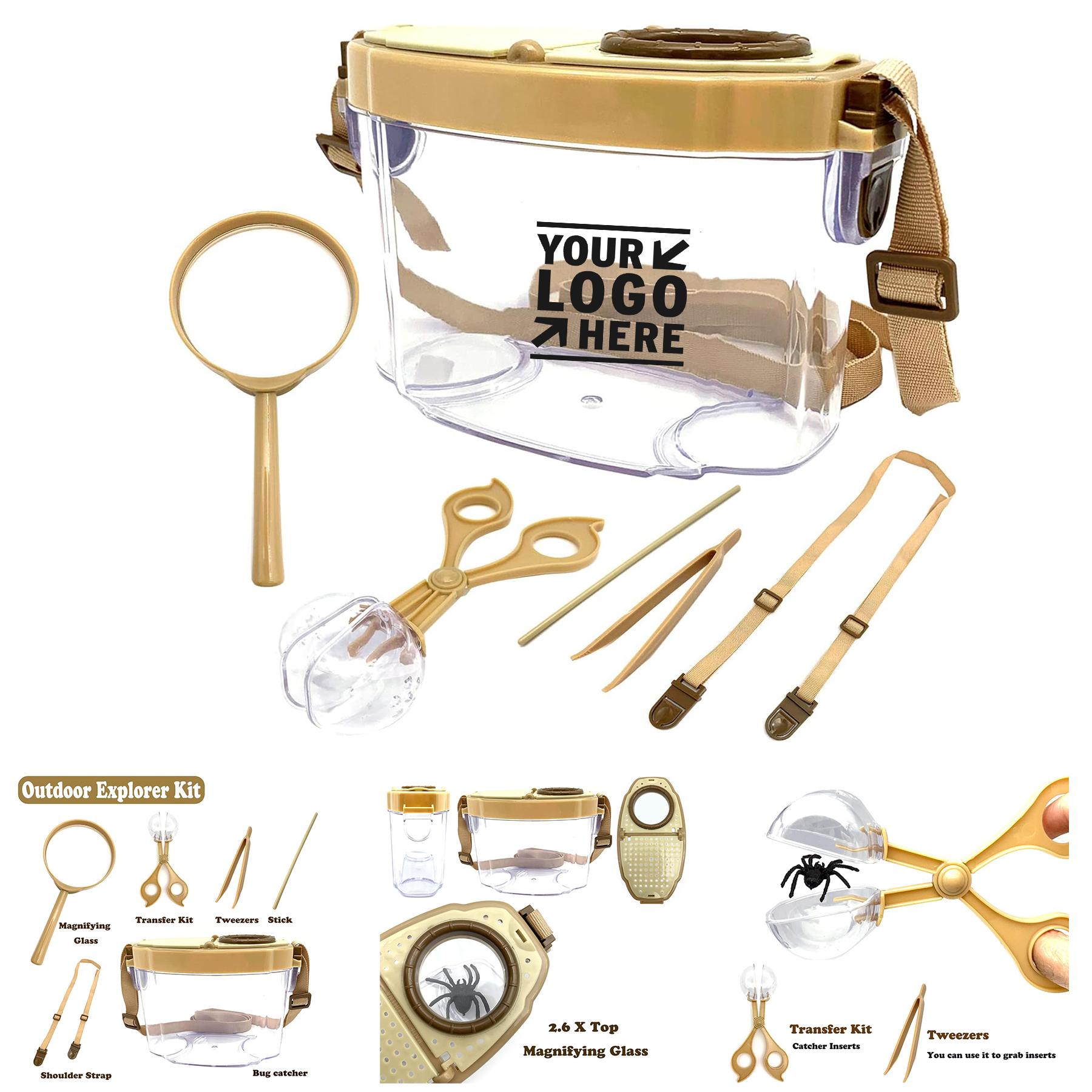 Bug Catcher Insect Collection Container Outdoor Nature Science Explorer Kit with Tweezer 2