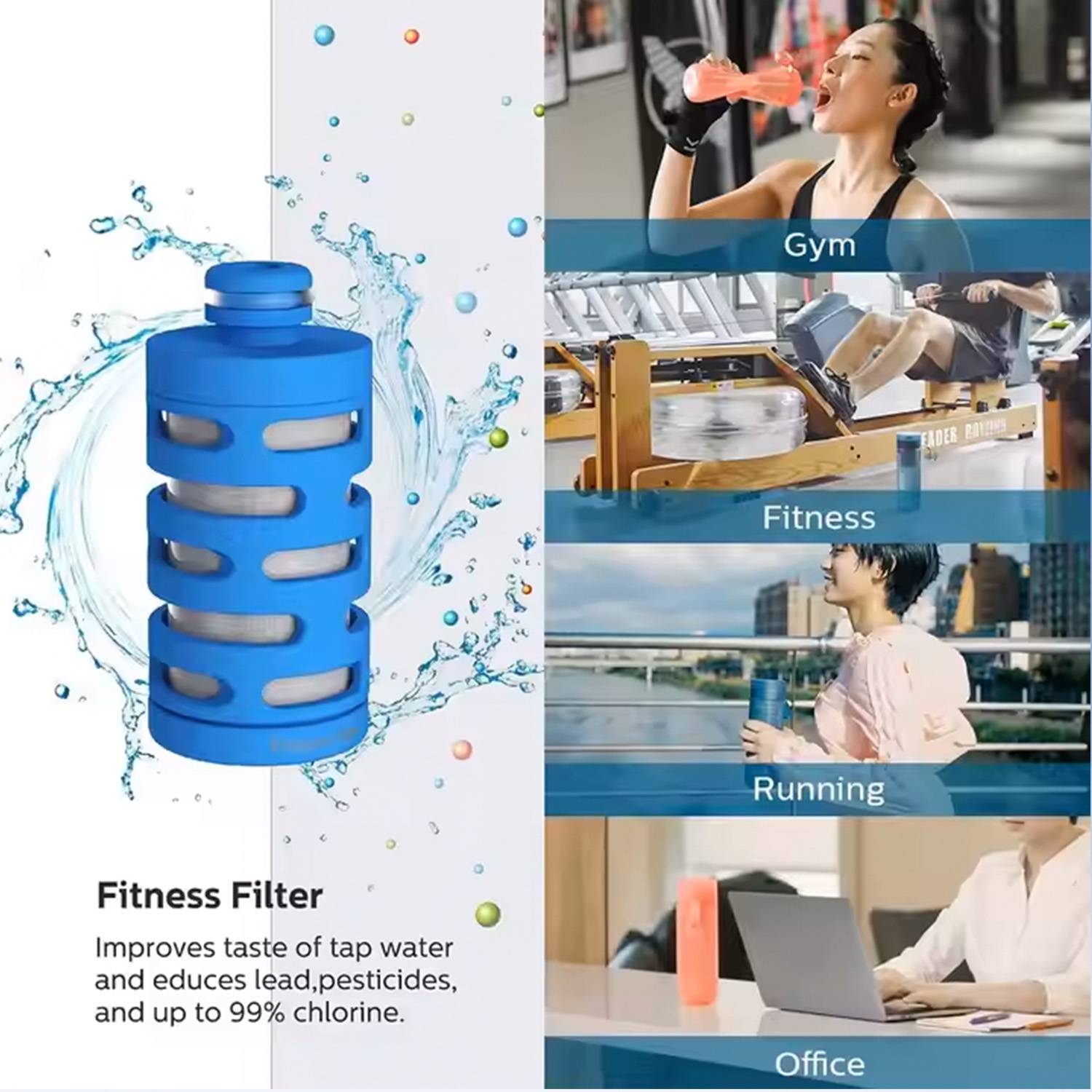 Carbon Fiber Water Filter – Chlorine Removal for Daily Use 5