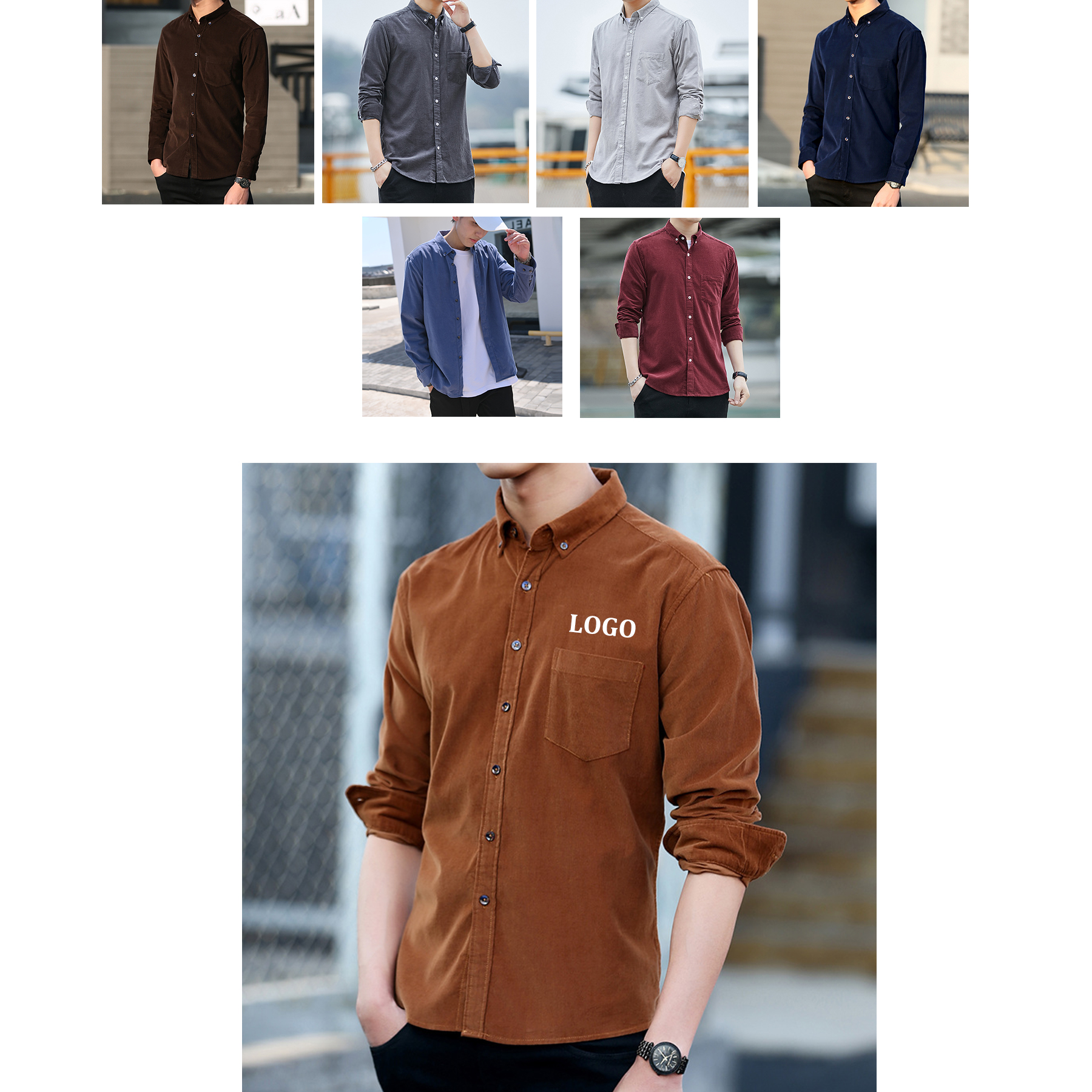 Mens Button Down Shirt 6