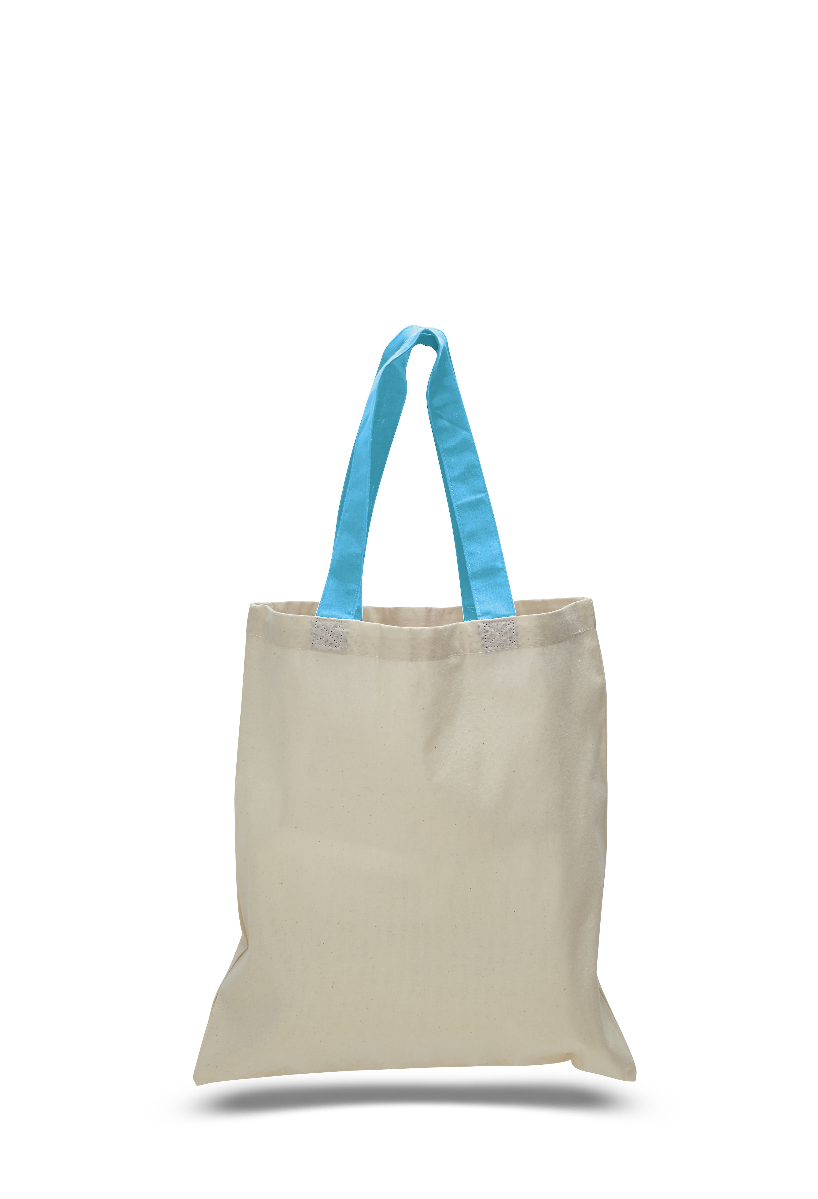 Economical Cotton Tote Bag with Colored Handles, custom tote bag with logo imprint 4