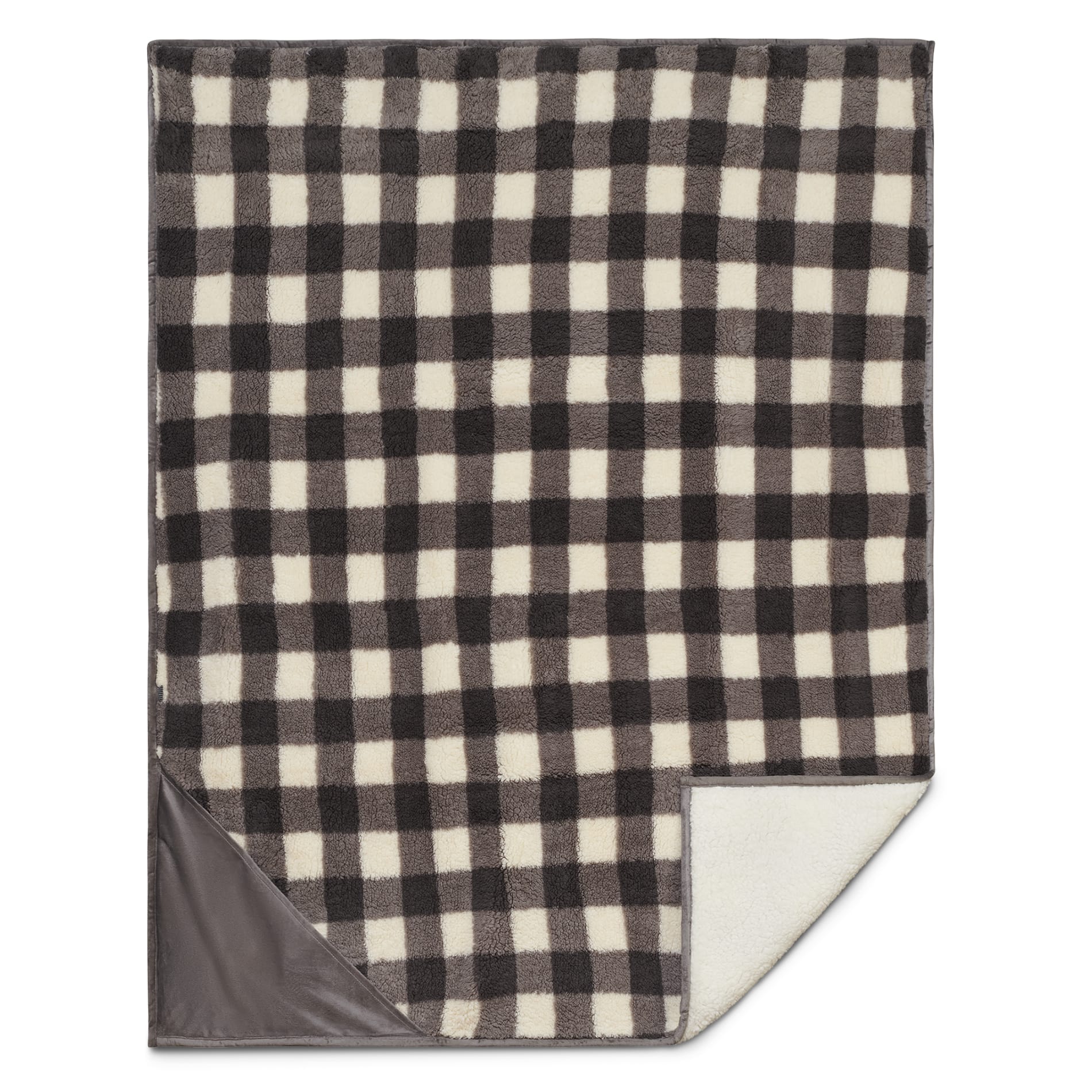 Field & Co.® Double Sided Plaid Sherpa Blanket 29