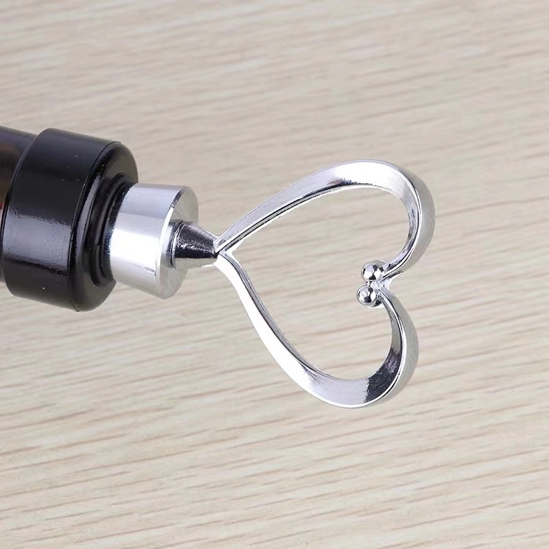 Custom Heart Shaped Wine Bottle Stopper 2
