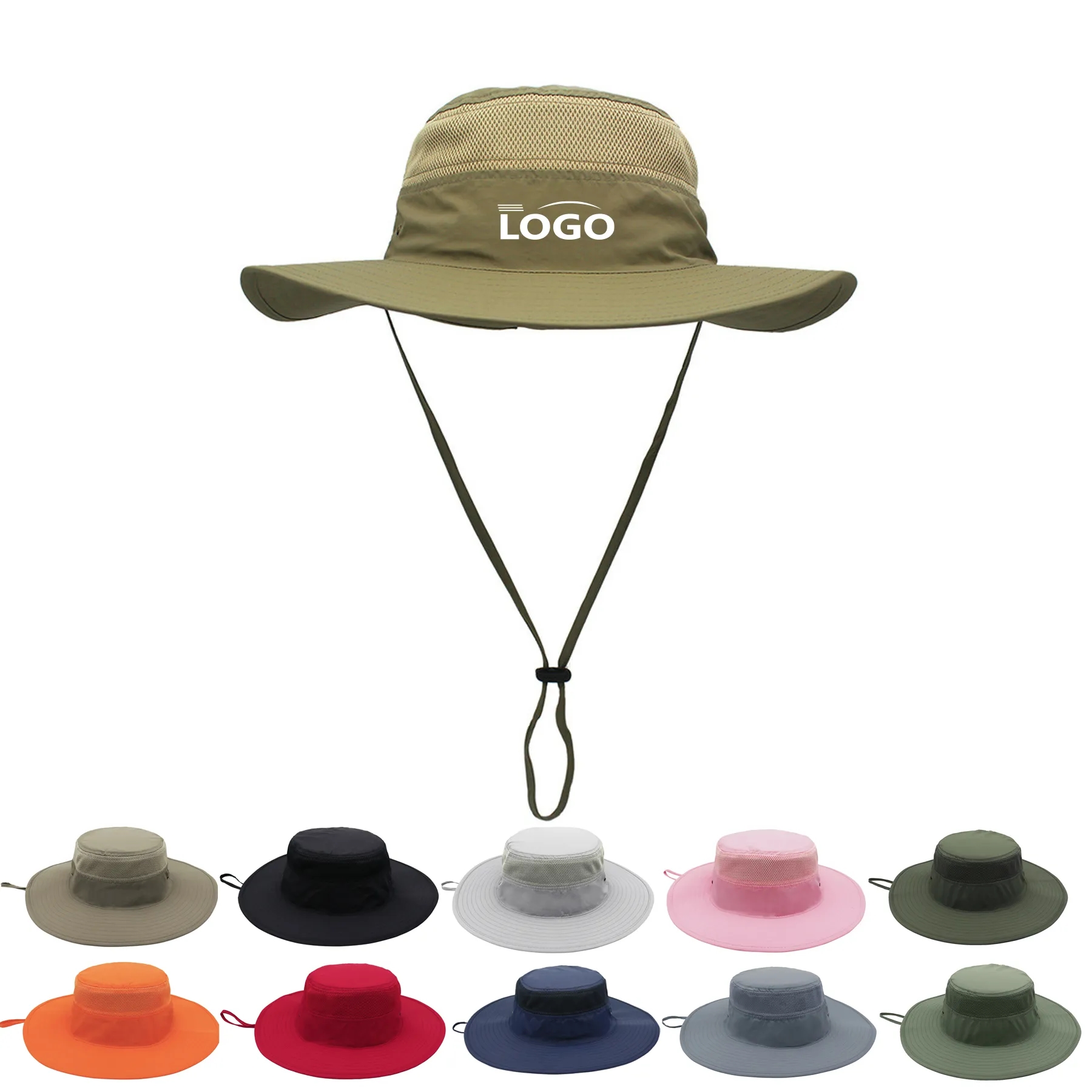 Wide Brim UV Sun Protection Fishing Hiking Bucket Hat