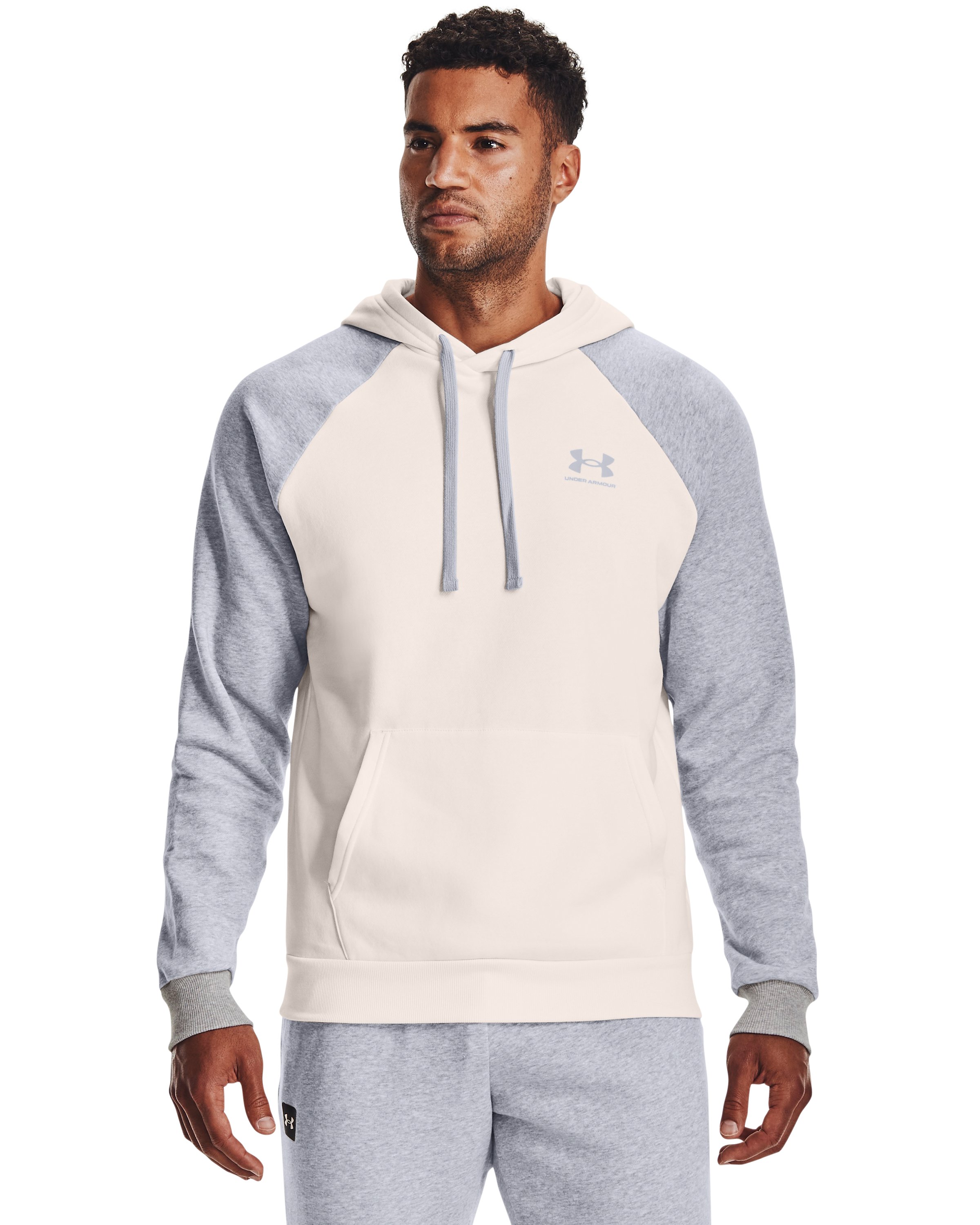 UA Rival Fleece Colorblock Men's Hoodie 3