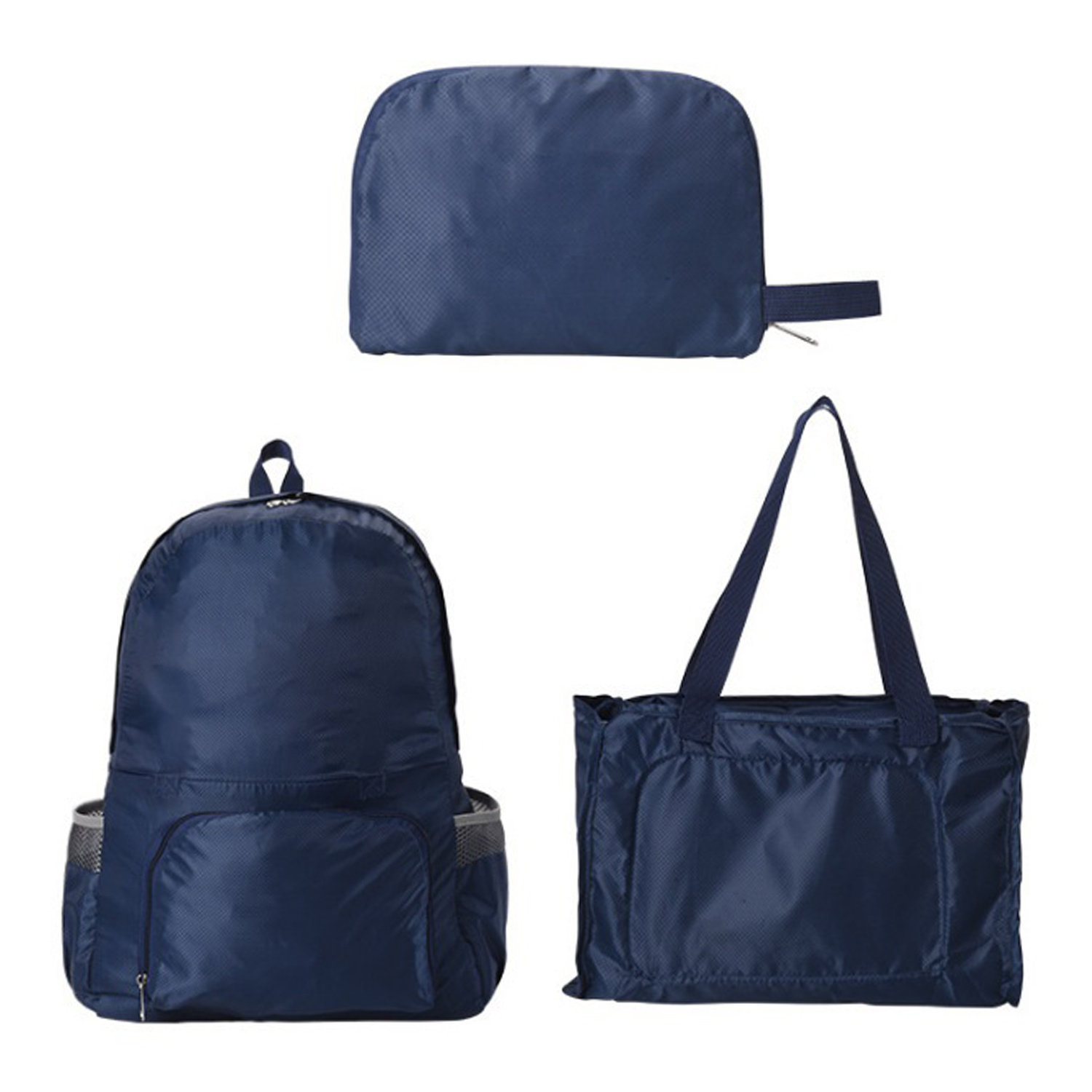 2-in-1 Foldable Backpack Tote Bag 1