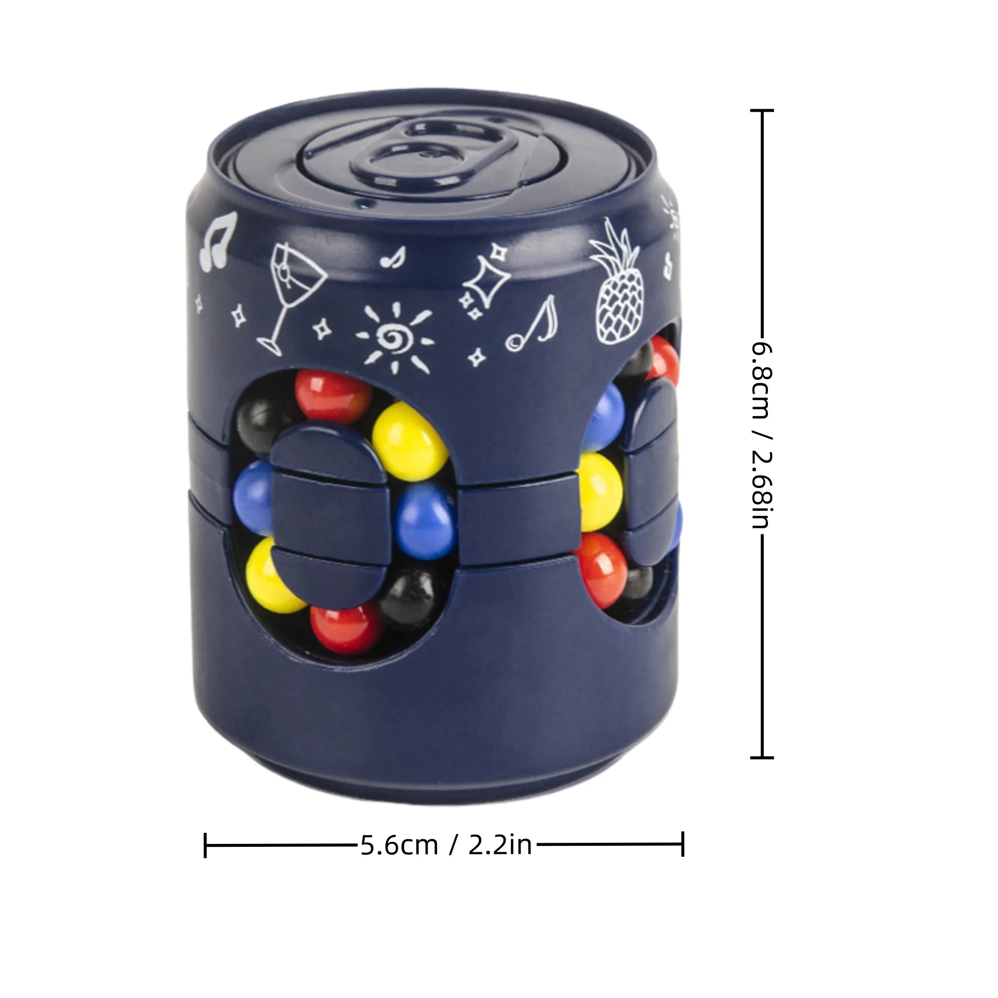 Can - Shaped Puzzle - Colorful Beads For Play 3