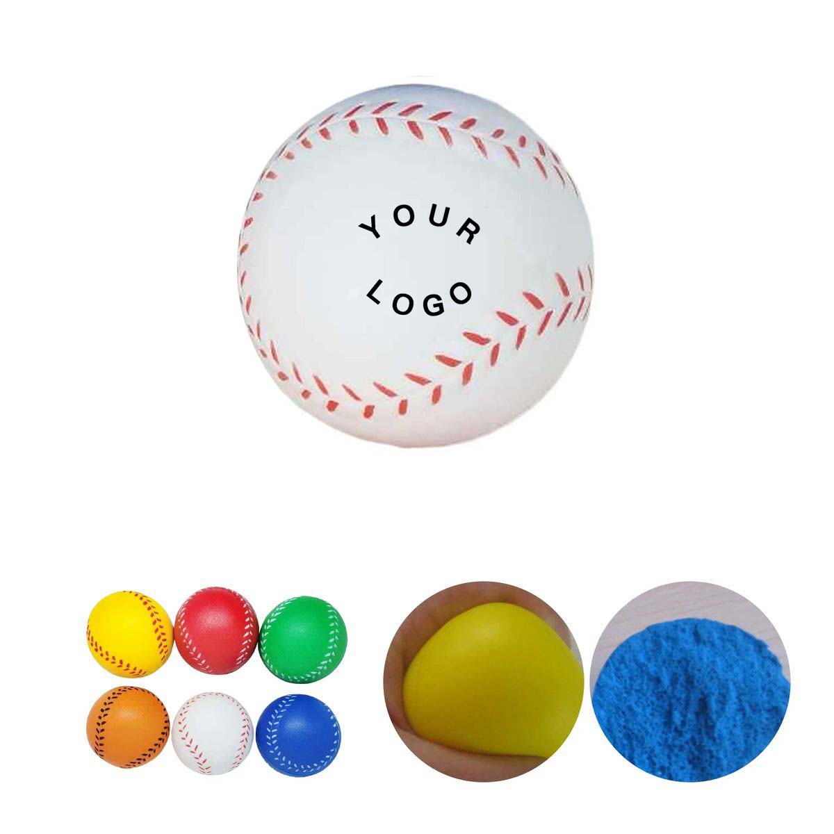PU Foam Baseball Stress Ball for Sports Fans 5