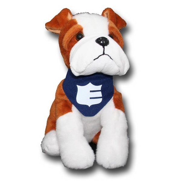 8" Medium Sitting Dog - Classic Bulldog 3