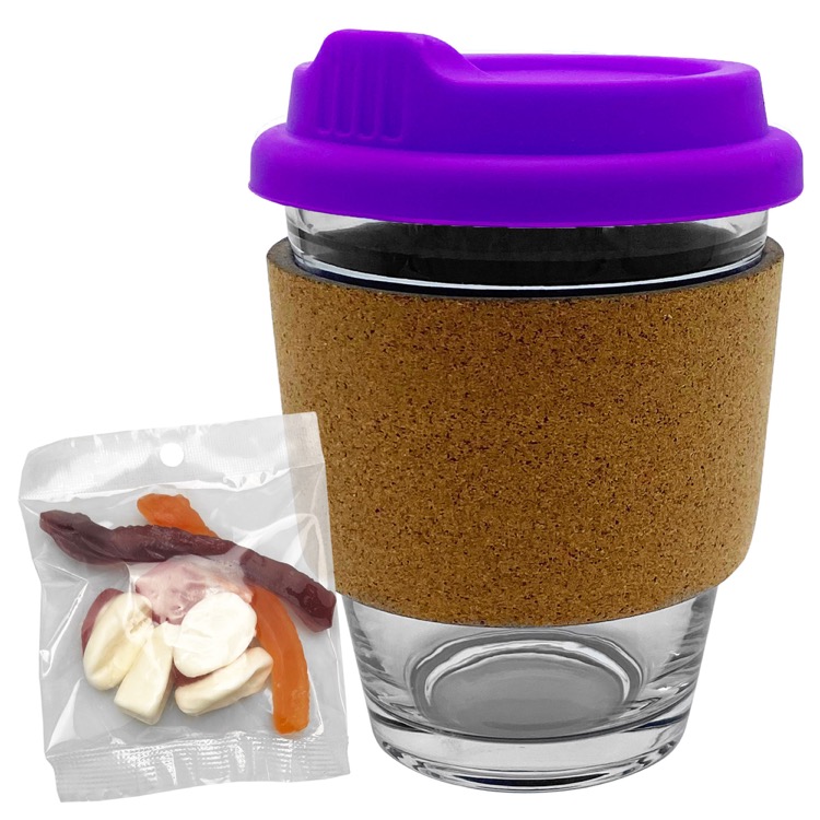 Jelly Party Mix in Cork Band Glass Coffee Cup 7