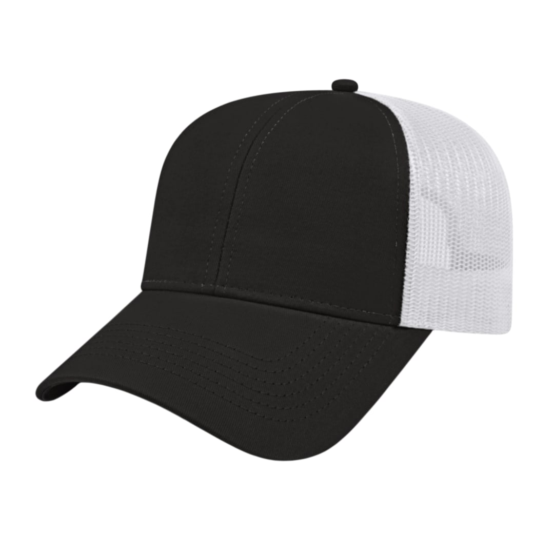 Cap America Two-Tone Trucker Mesh Back Cap 337