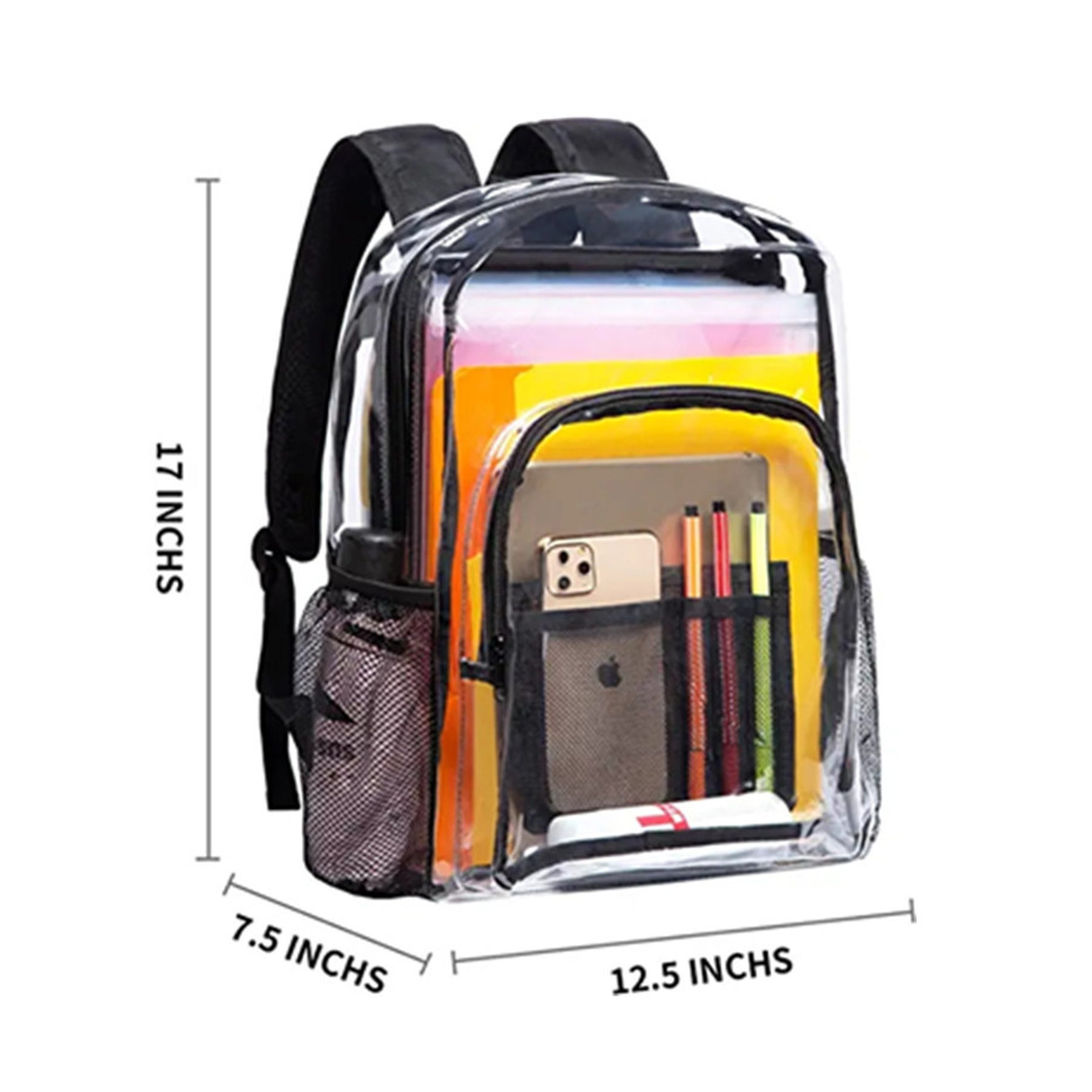 Heavy Duty PVC Transparent Backpack 2