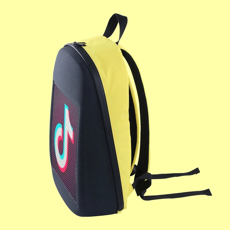 Backpack with LED advertising screen 1