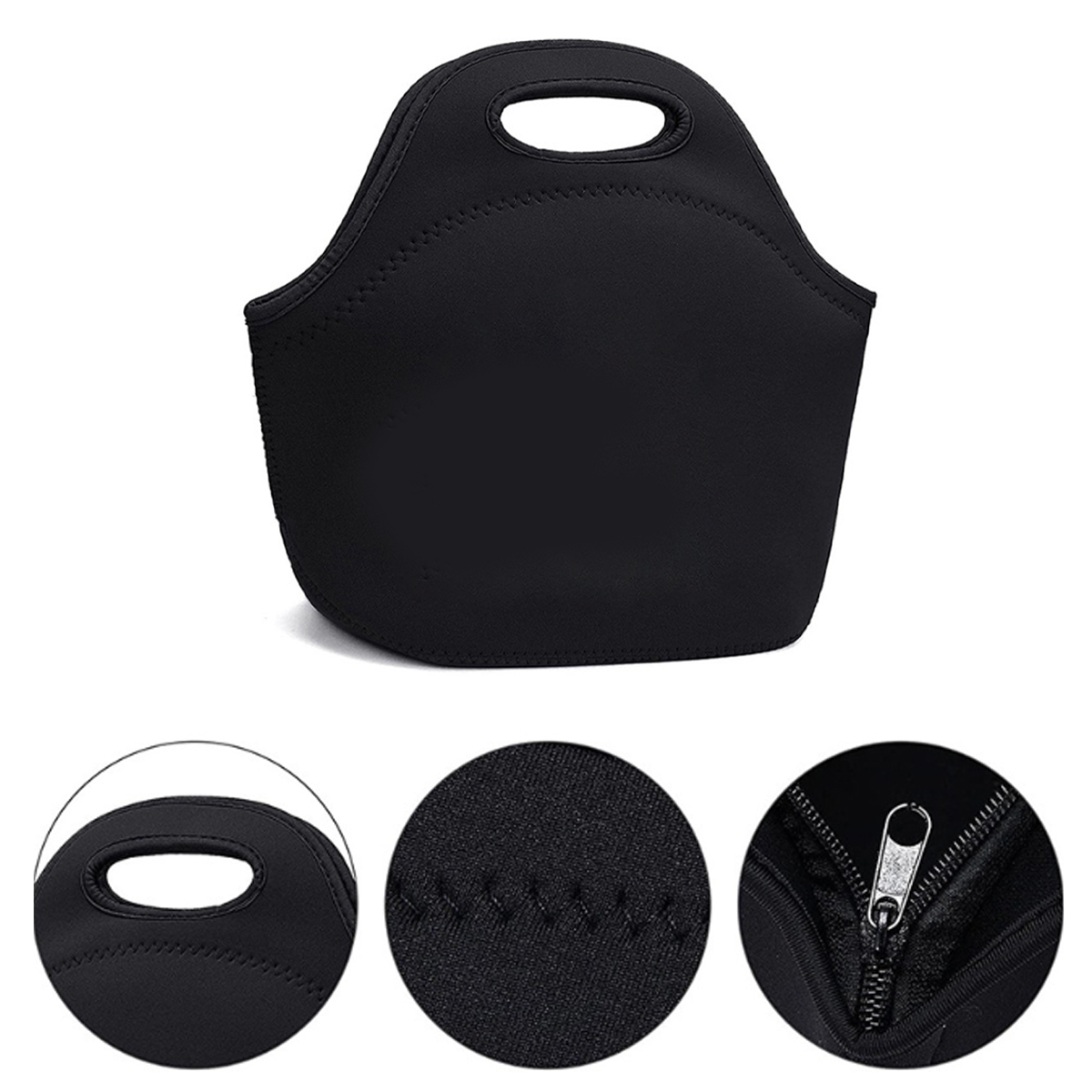 Neoprene Lunch Tote Bag with Handle 2