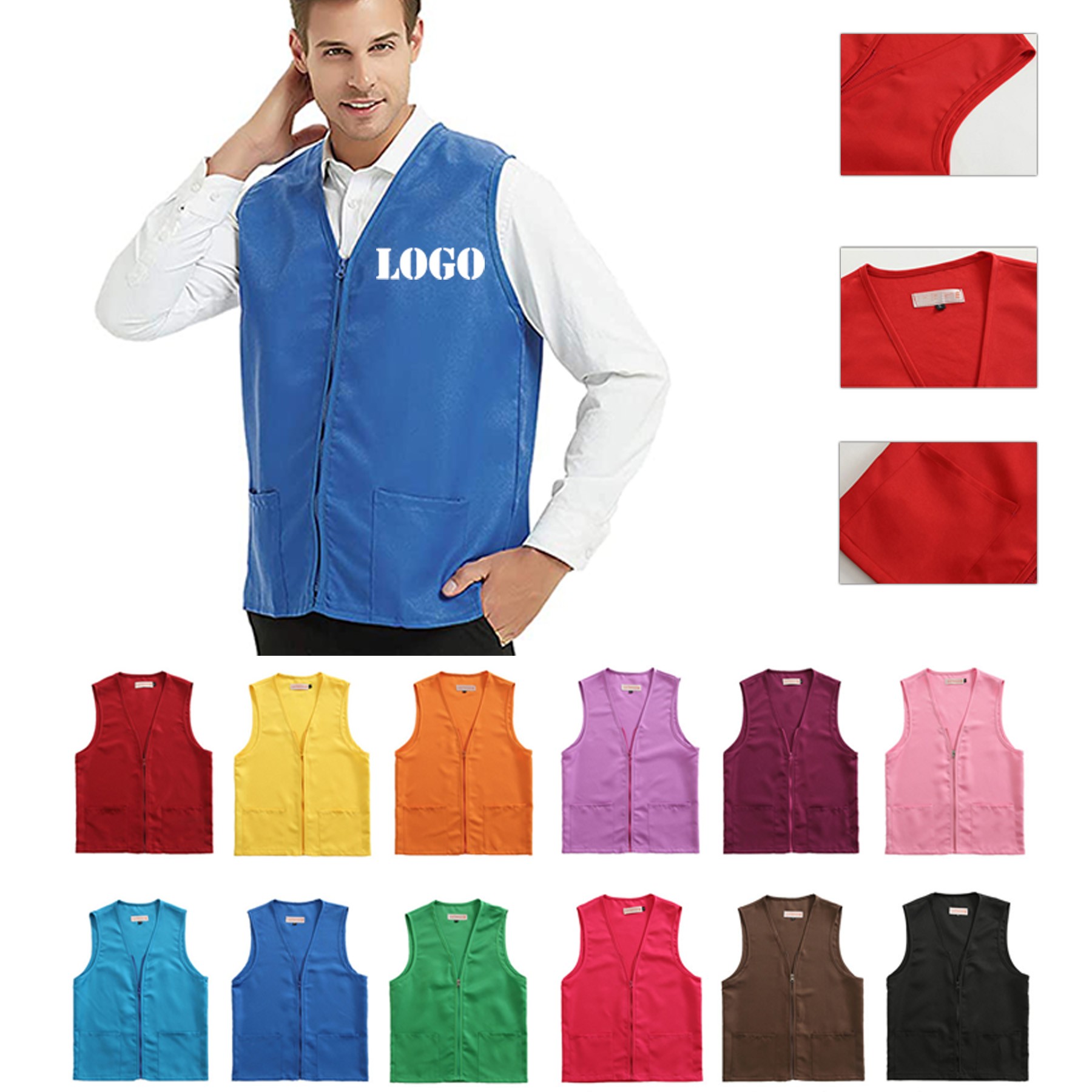 Custom Adult Volunteer Uniform Vest 1