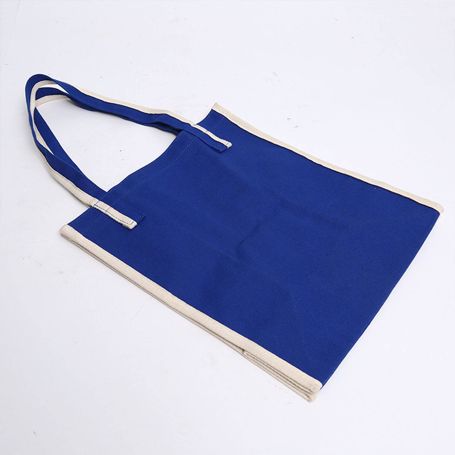 Canvas klein blue lady trendy tote bag, custom tote bag with logo imprint 3