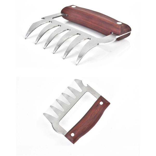 Metal Meat Claws for Shredding Pulled Pork 3
