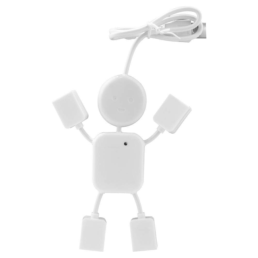 Man Shape 4 Port USB Hub