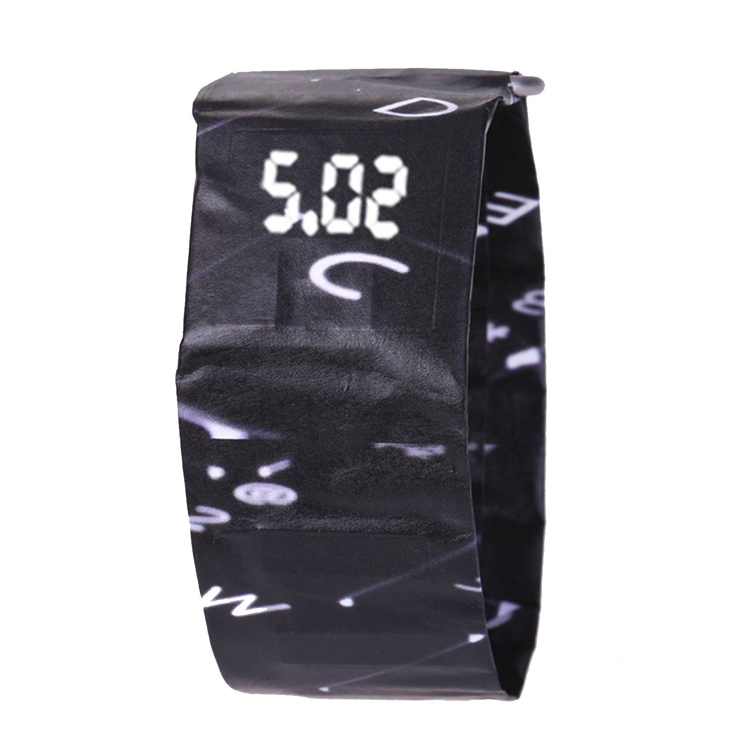 Tyvek Paper Magnetic Waterproof Customizable Digital Watch 5