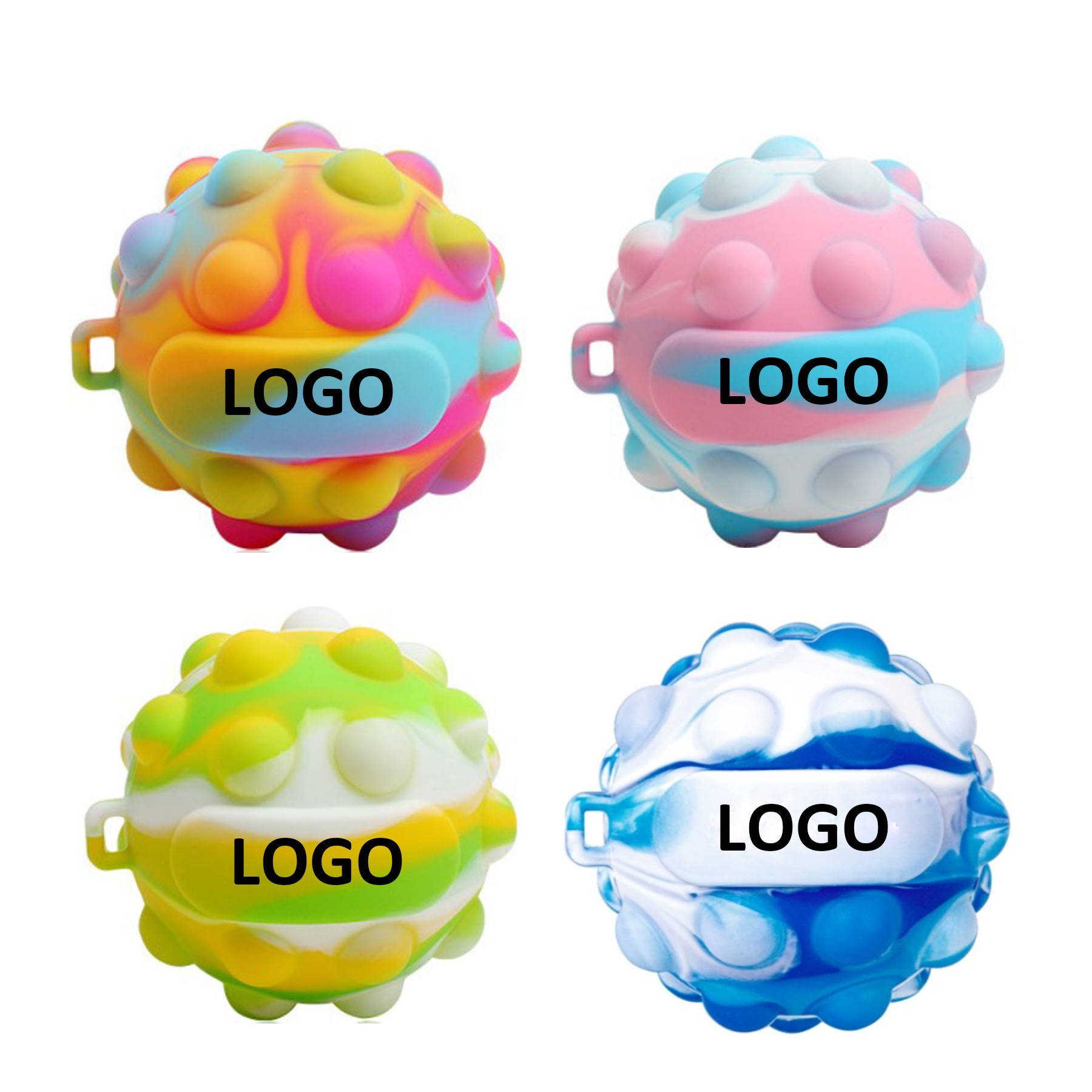Colourful Fidget Popper Ball 1