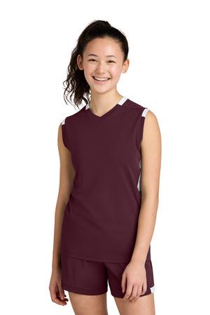 Sport-Tek Youth Club Sleeveless V-Neck YST441 1