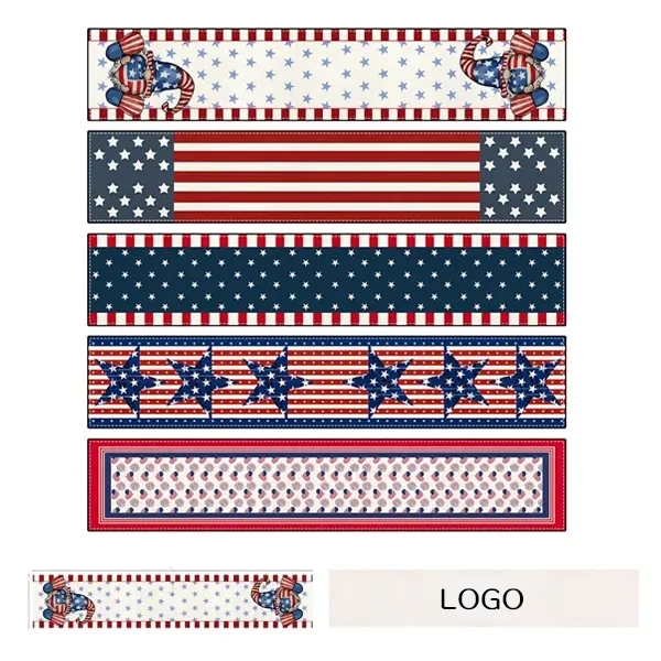 Patriotic Stars & Stripes Table Runner - Americana 13
