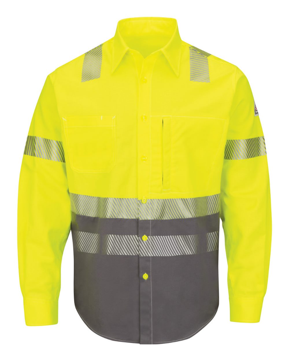 Hi-Visibility Color Block Uniform Shirt EXCEL FR ComforTouch 7 oz