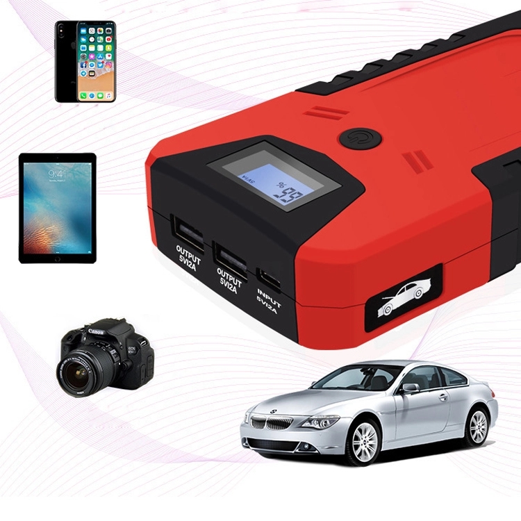 Portable Car Jump Starter Battery Pack with LED Flashlight 5
